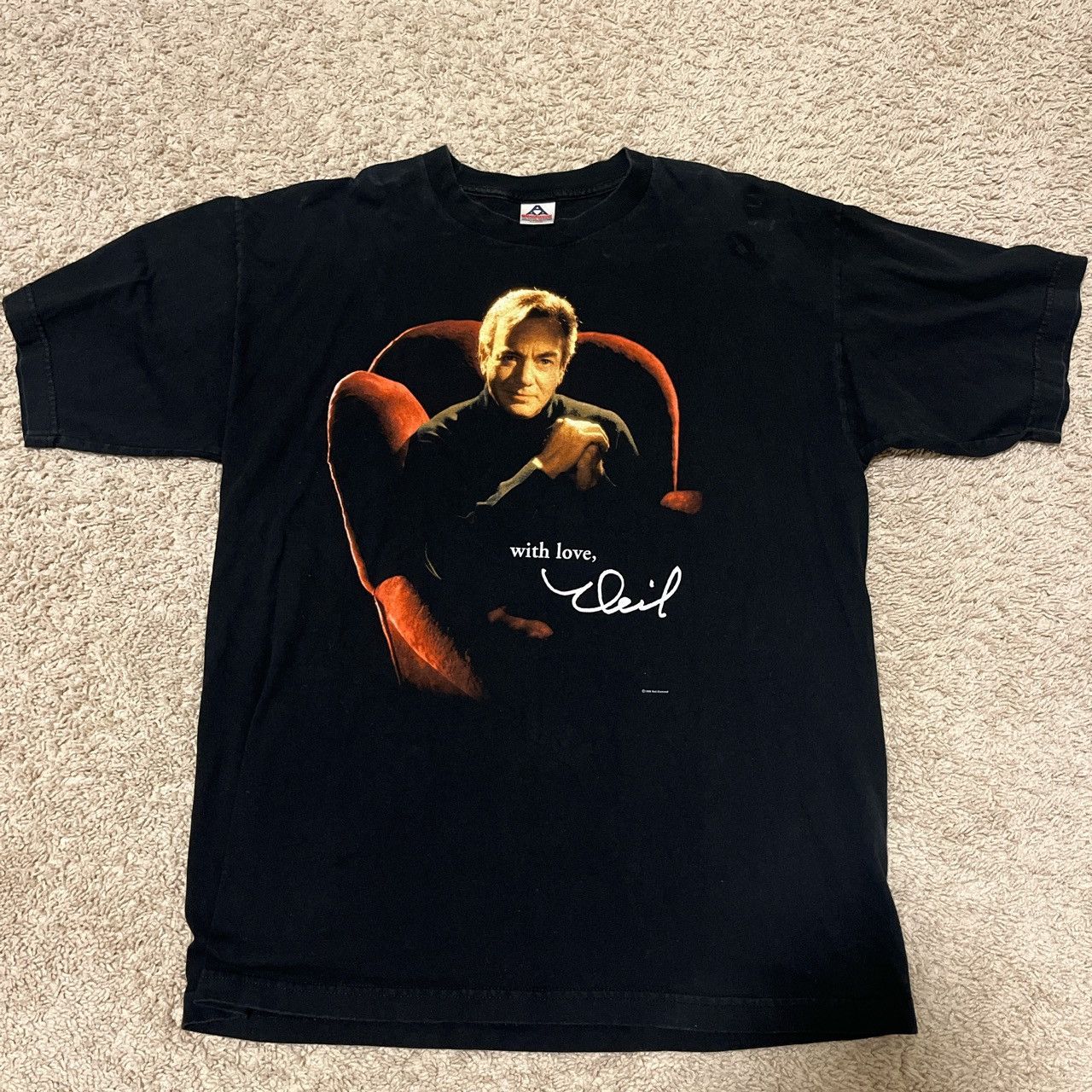 Other Vintage Neil Diamond “With Love” Tee Size US XL / EU 56 / 4 - 1 Thumbnail