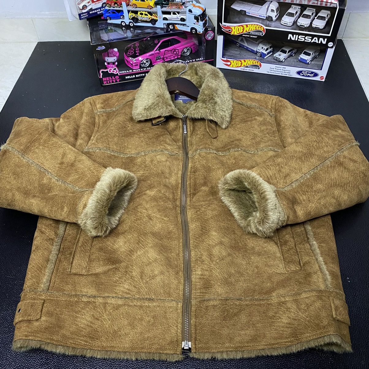 Japanese Brand × Vintage 🔥OFFER🔥Vintage Shearling Faux Fur Lined Jacket Size US M / EU 48-50 / 2 - 4 Thumbnail