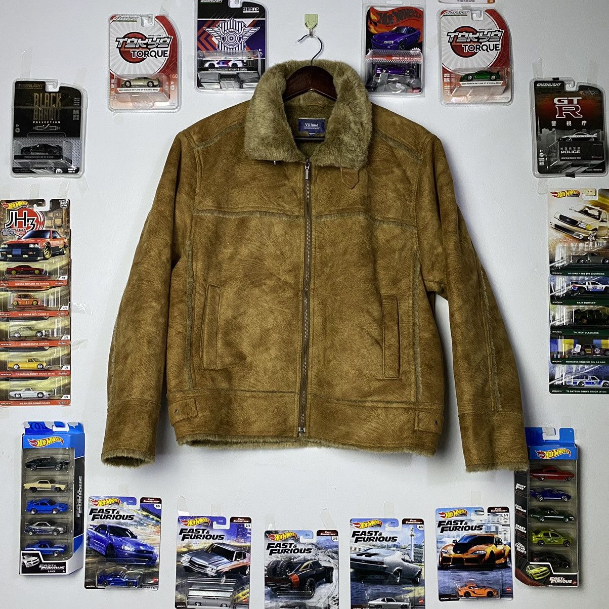 Japanese Brand × Vintage 🔥OFFER🔥Vintage Shearling Faux Fur Lined Jacket Size US M / EU 48-50 / 2 - 1 Thumbnail