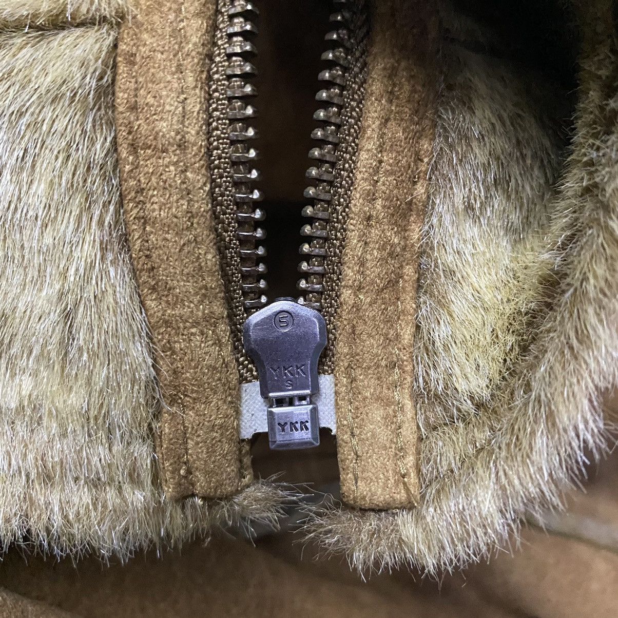 Japanese Brand × Vintage 🔥OFFER🔥Vintage Shearling Faux Fur Lined Jacket Size US M / EU 48-50 / 2 - 7 Thumbnail