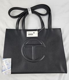 Medium shopping bag handbag Telfar Black in Polyester - 32951750