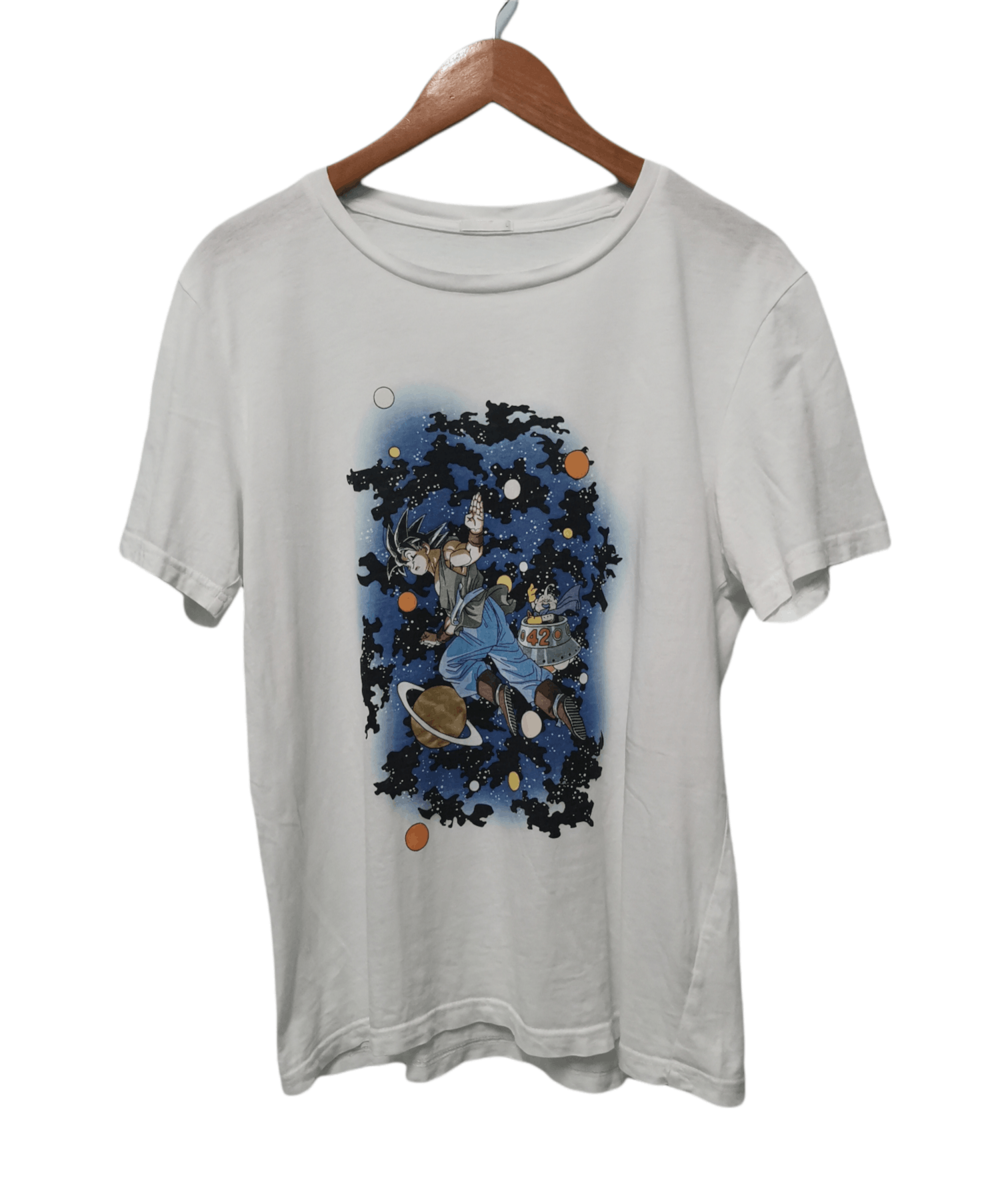 Anime Dragon Ball Goku Japan Anime Tee Akira Evangelion Vegeta Size US L / EU 52-54 / 3 - 2 Thumbnail