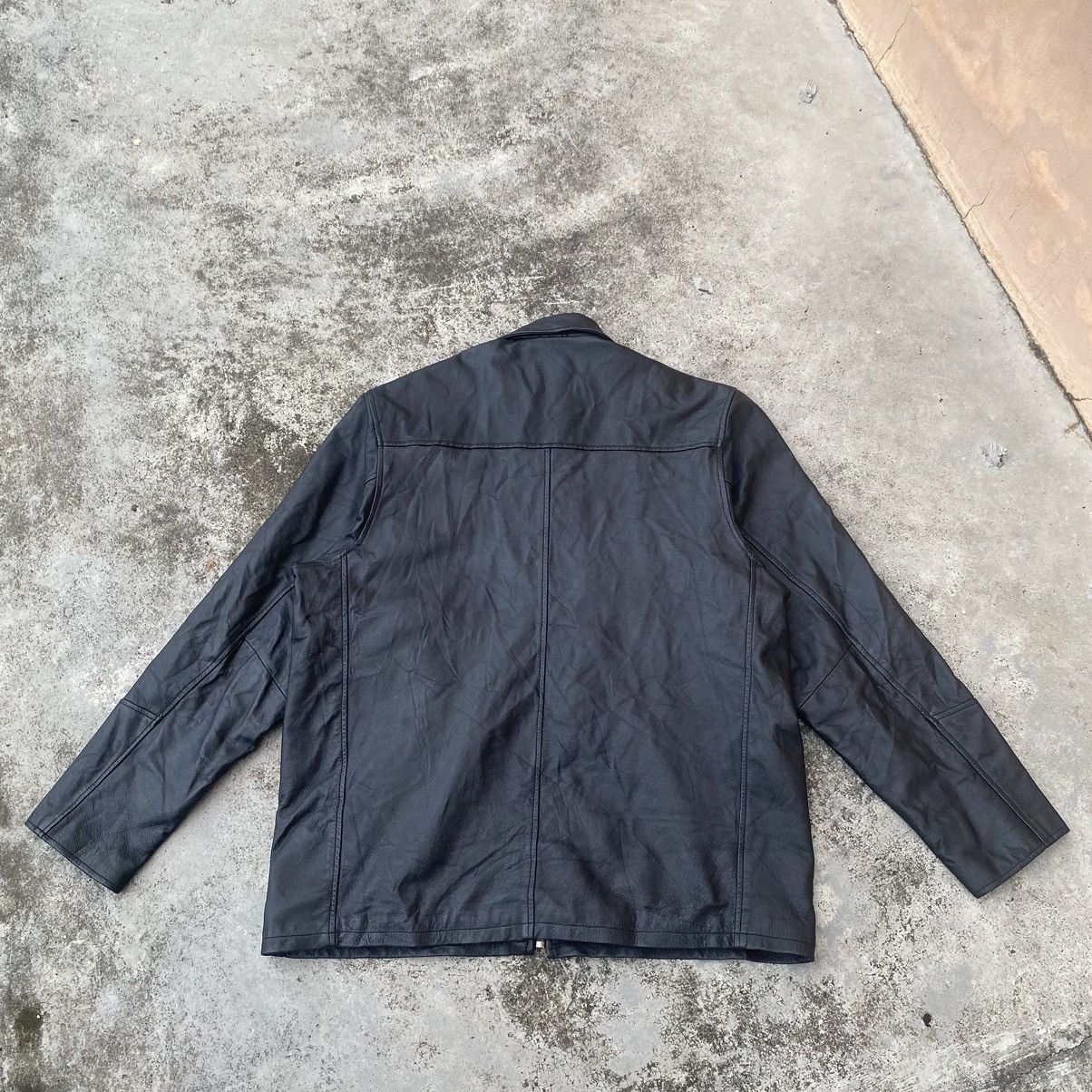 Genuine Leather Vintage Harry Klaider Zip Up Leather Jacket Size US L / EU 52-54 / 3 - 2 Thumbnail