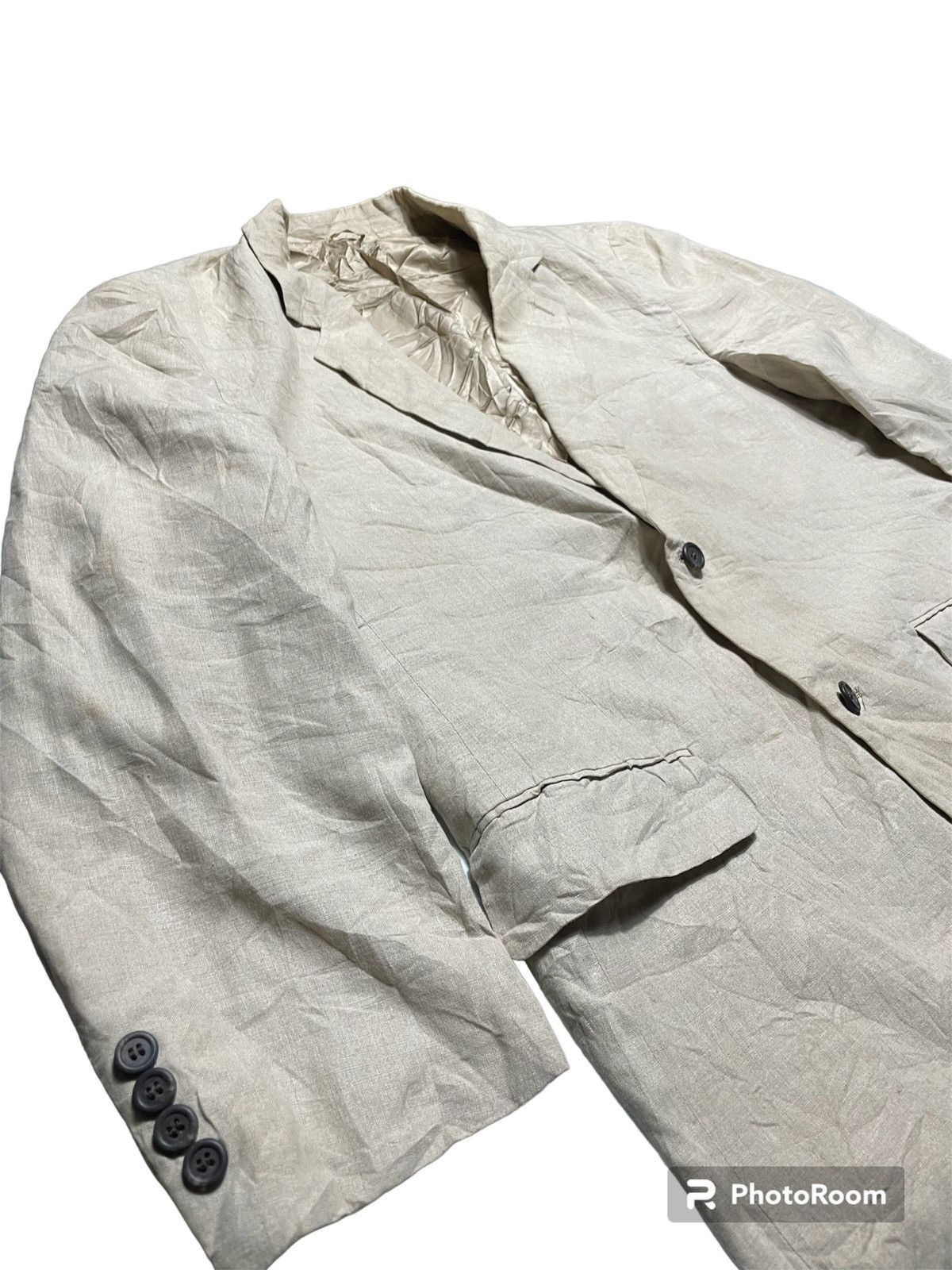 J.Crew × Vintage J.Crew Linen Blazer Size 42R - 5 Thumbnail