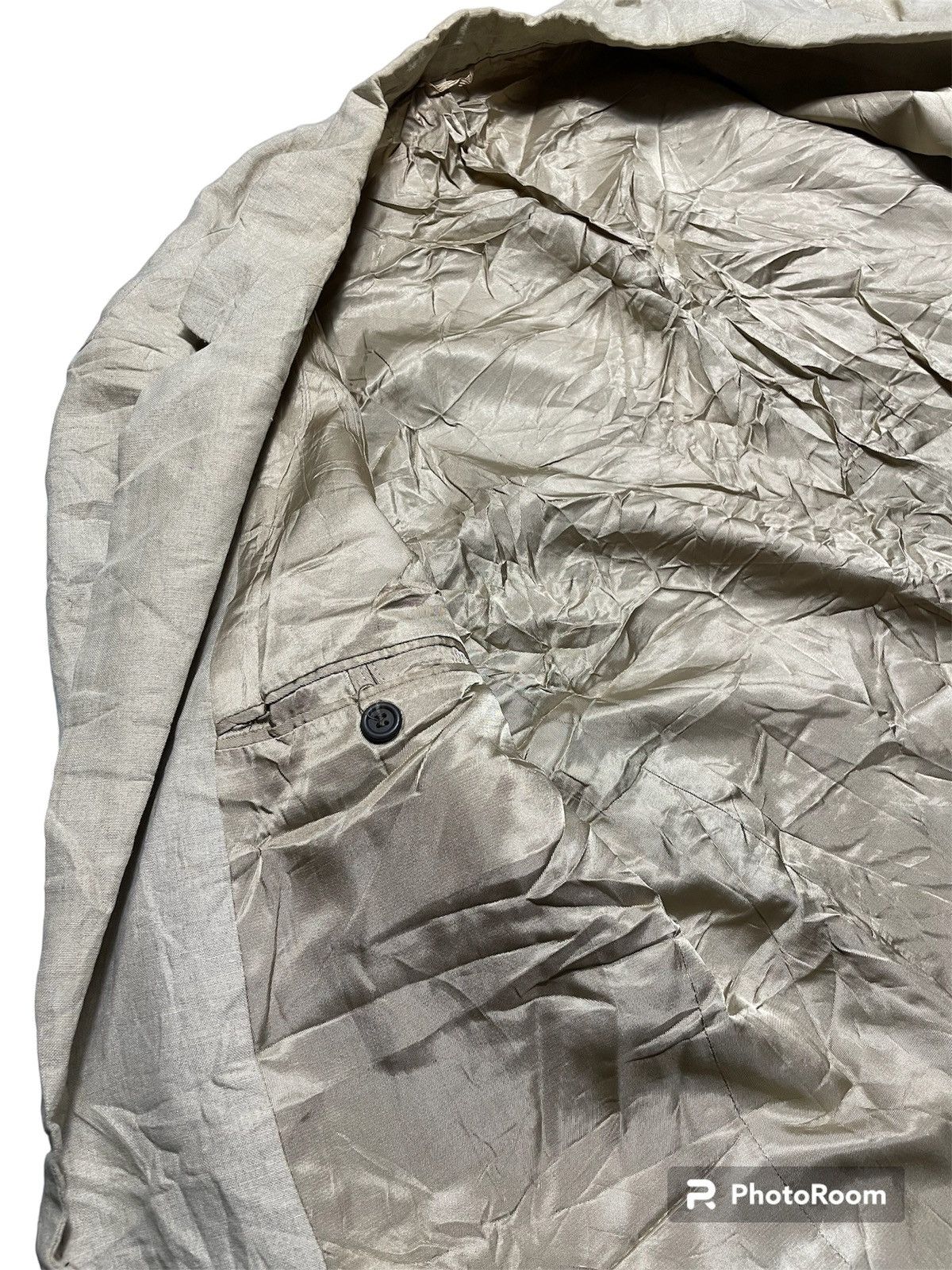 J.Crew × Vintage J.Crew Linen Blazer Size 42R - 7 Thumbnail