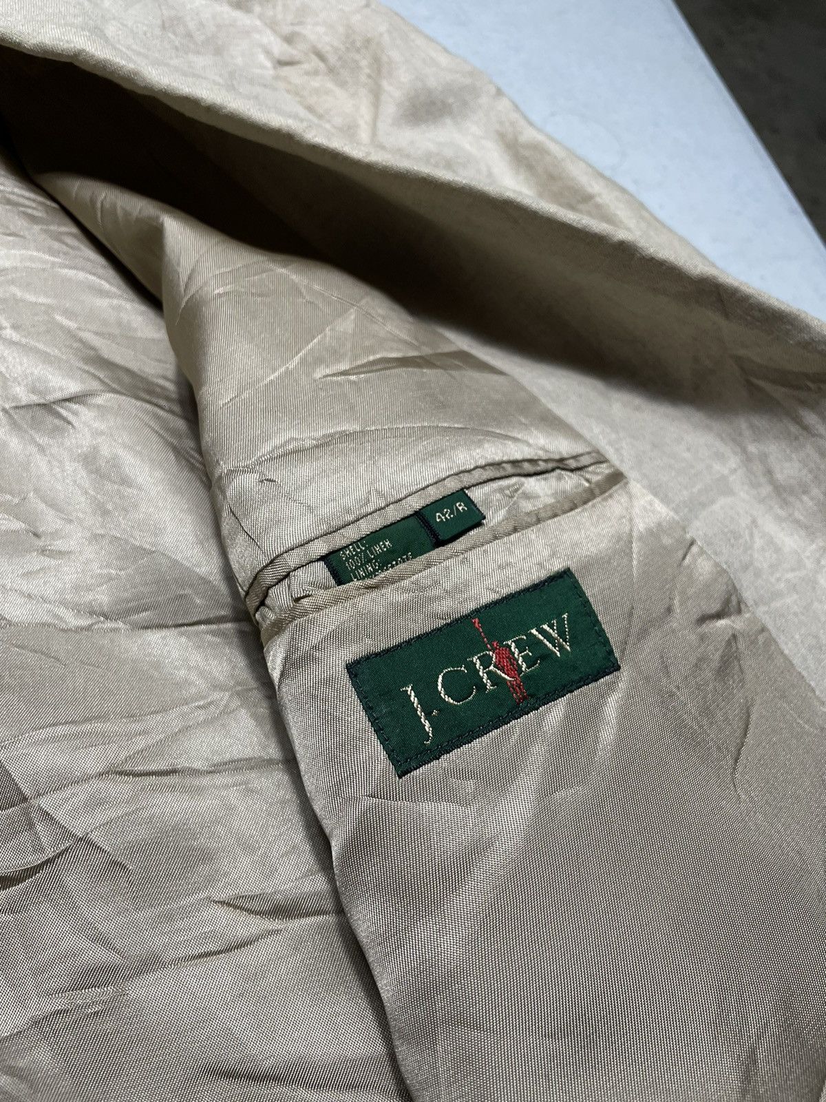 J.Crew × Vintage J.Crew Linen Blazer Size 42R - 3 Thumbnail
