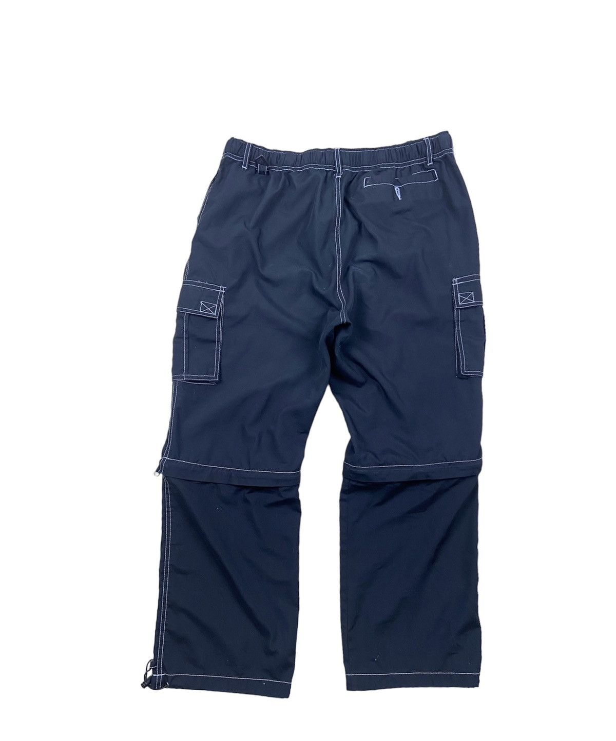 14th Addiction × Japanese Brand × KMRii Vintage 90’s White Line Leg Removal Cargo Light Pants Size US 34 / EU 50 - 5 Thumbnail