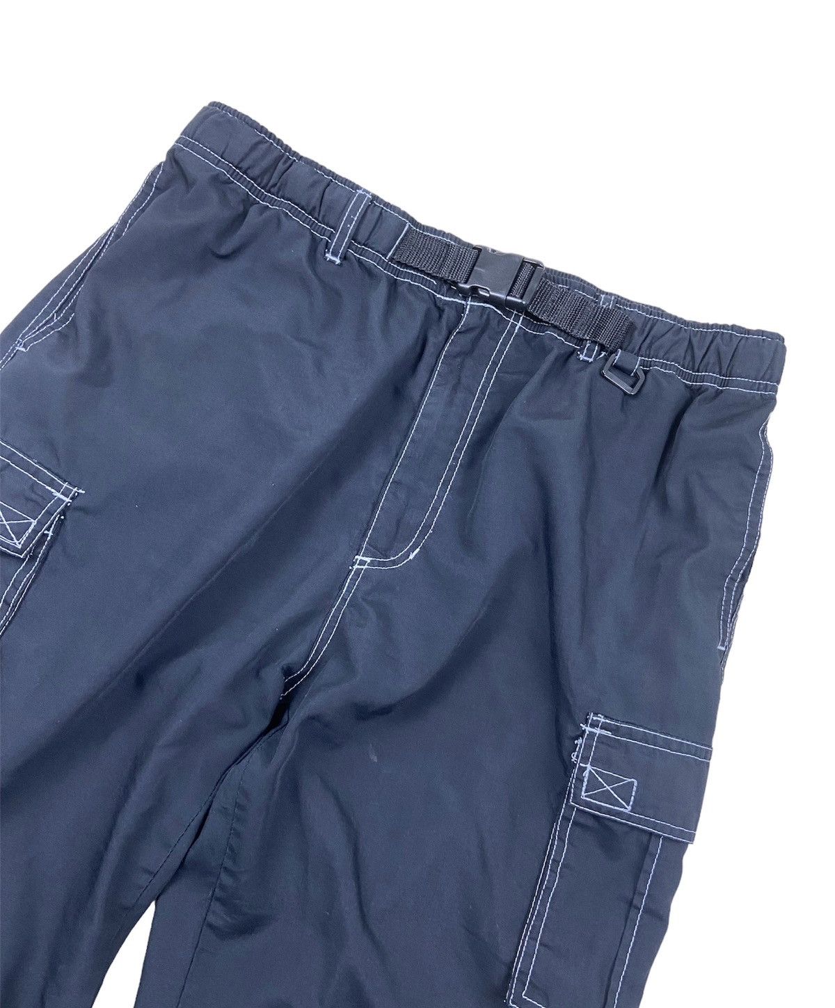 14th Addiction × Japanese Brand × KMRii Vintage 90’s White Line Leg Removal Cargo Light Pants Size US 34 / EU 50 - 3 Thumbnail