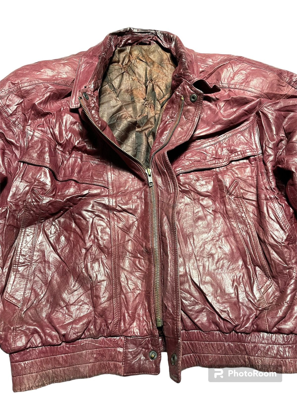 Japanese Brand × Vintage Aviator Jacket Genuine Leather Size US L / EU 52-54 / 3 - 8 Thumbnail