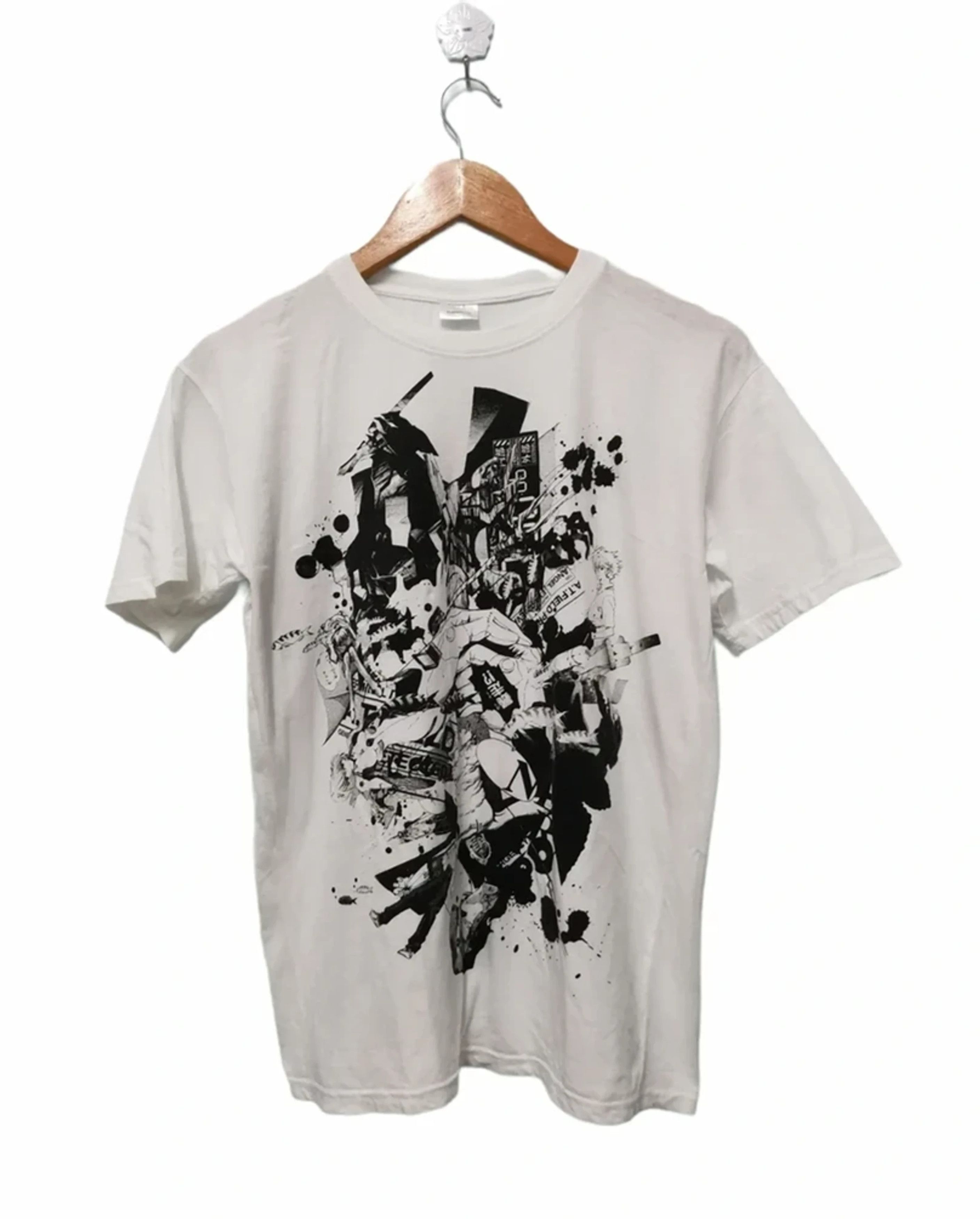 Anime Vintage Evangelion Japan Anime Tee Akira Sailormoon Size US M / EU 48-50 / 2 - 2 Thumbnail
