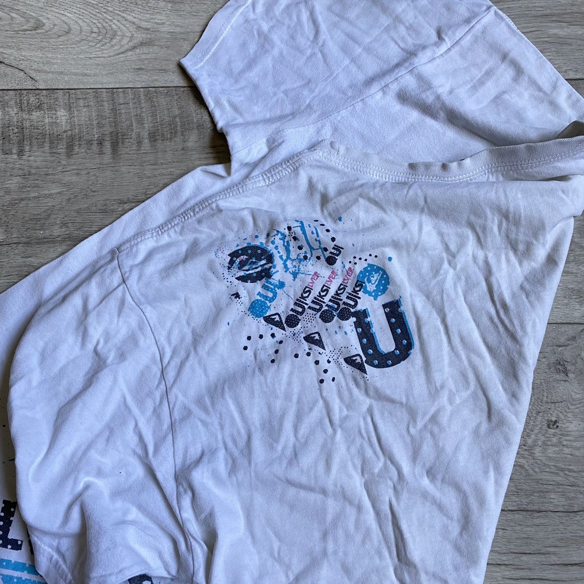 Quiksilver QUIKSILVER Y2K SURF STYLE WHITE T SHIRT Size US L / EU 52-54 / 3 - 2 Thumbnail