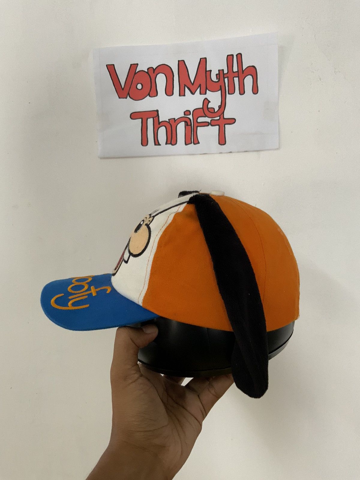 Goofy Big Logo Embroidery Disney Hat