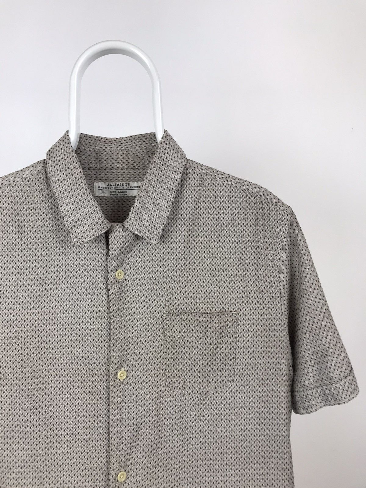 Allsaints All Saints Short Sleeve Varick SS Shirt Size US L / EU 52-54 / 3 - 1 Thumbnail