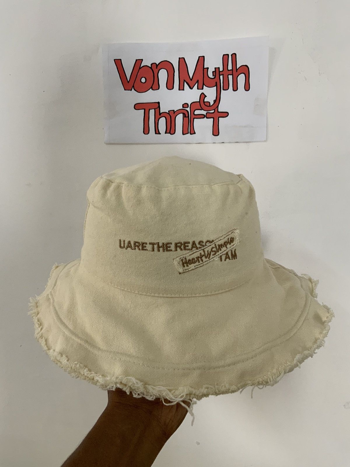 Hat Club Uare The Reason Distressed Hat Size ONE SIZE - 5 Thumbnail