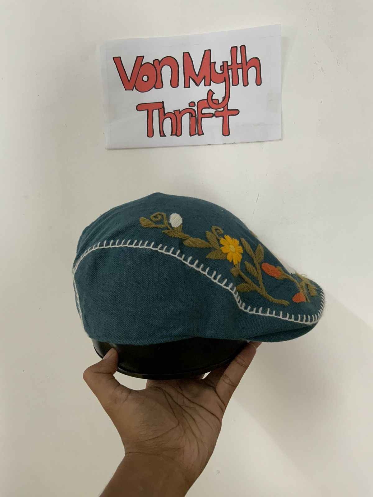 Vintage Grace Art Flat Beretta Hat