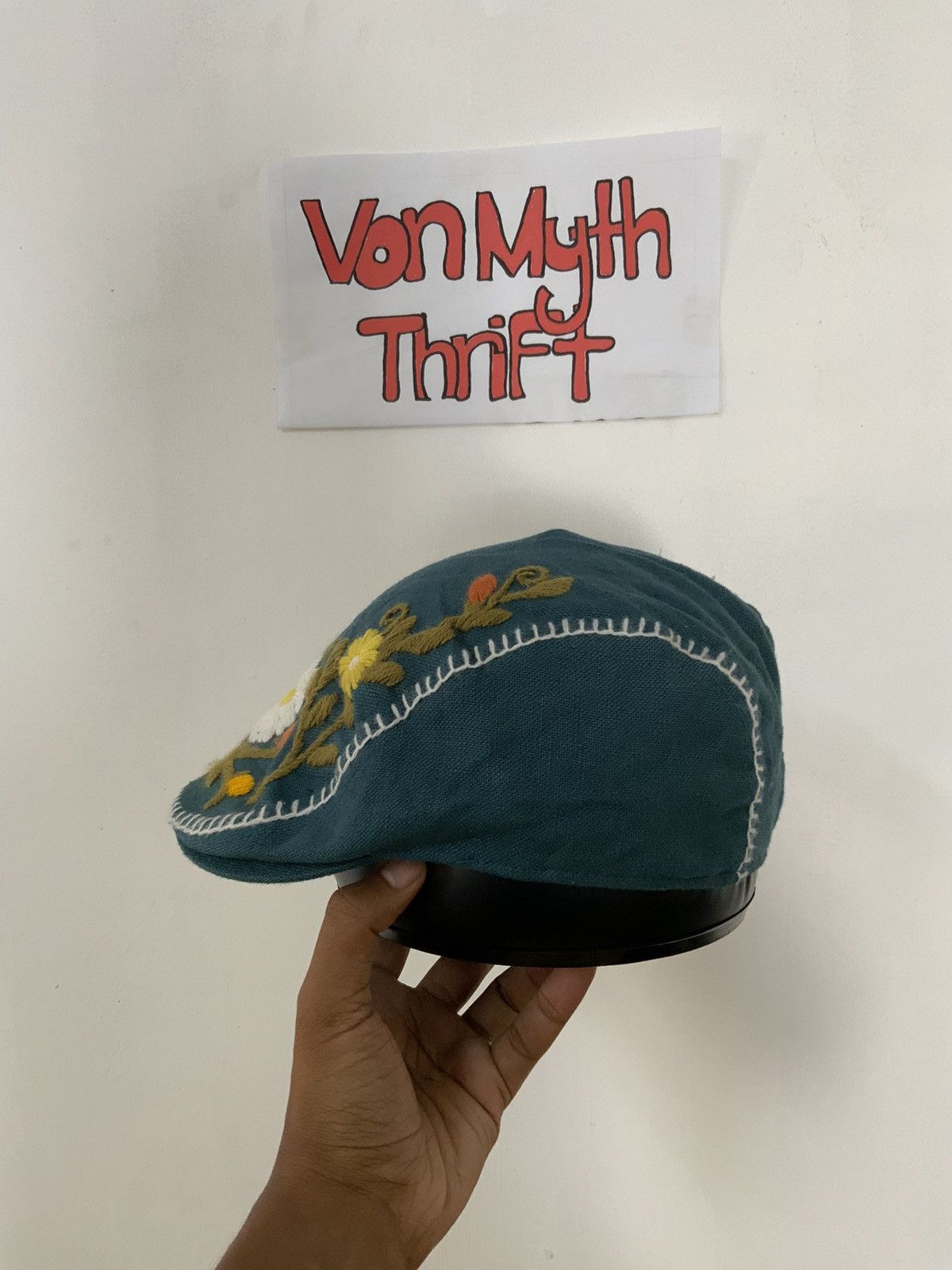Vintage Grace Art Flat Beretta Hat