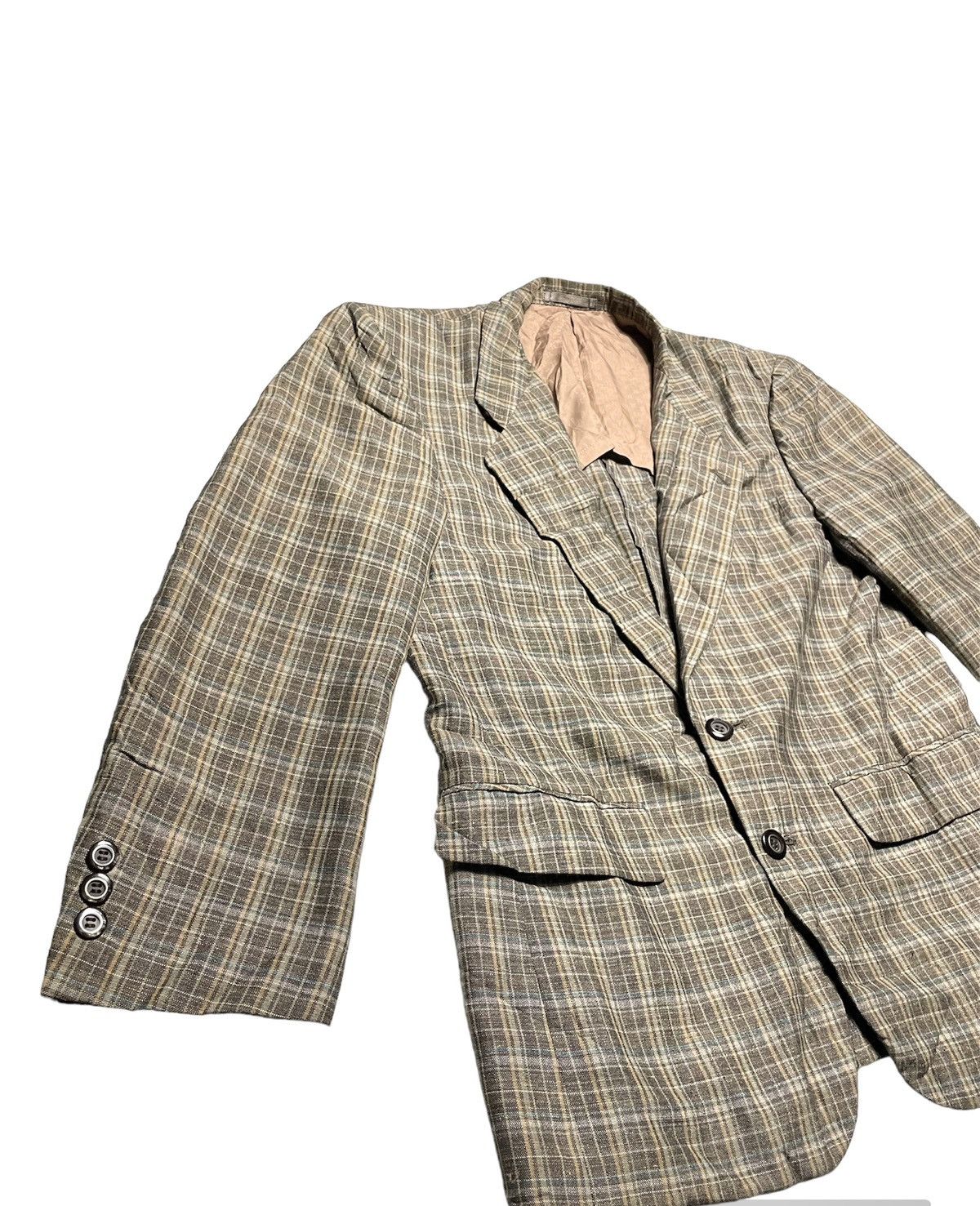 Lucky Brand Dormeuil England Vintage Blazer Size 42R - 6 Thumbnail
