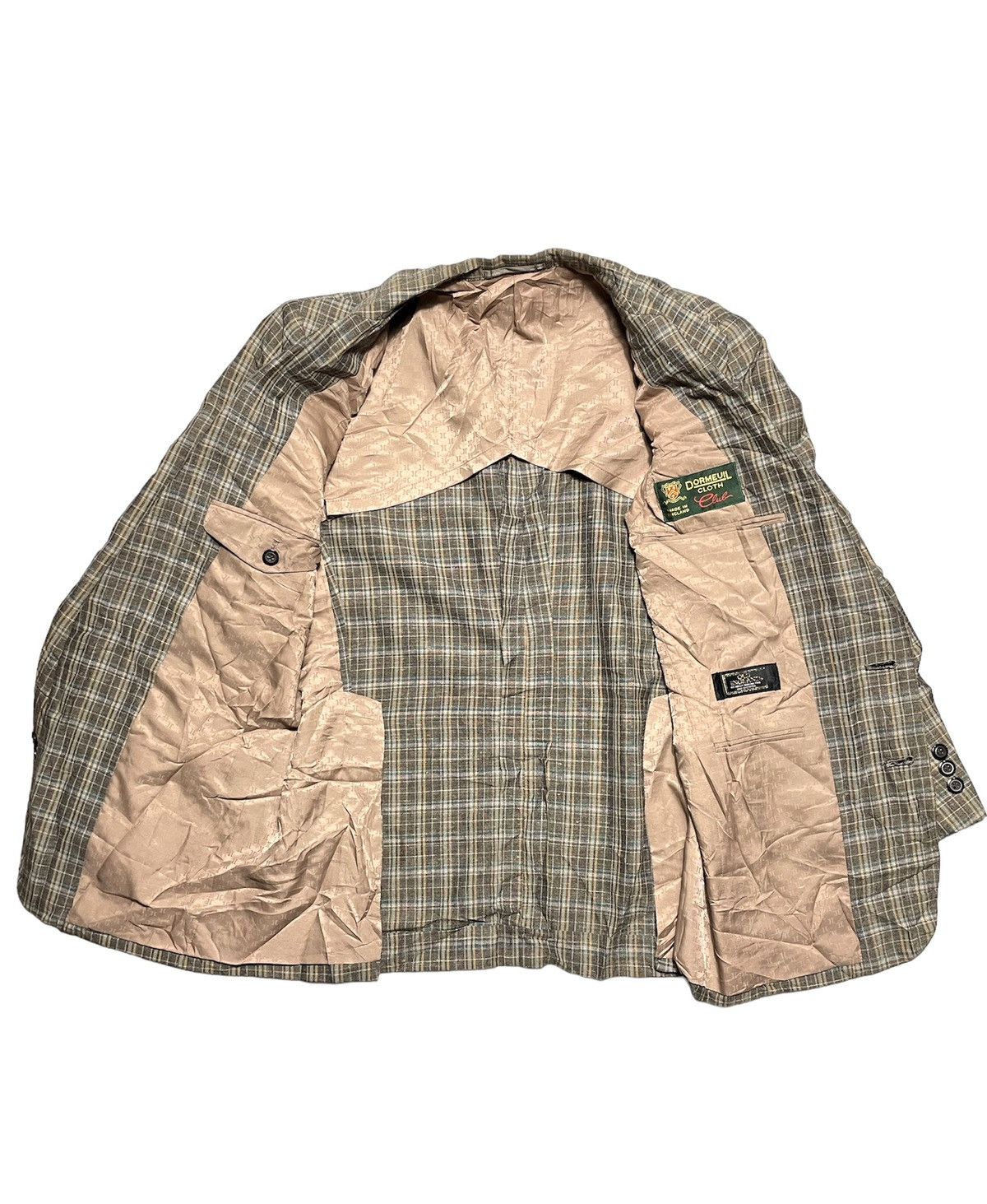 Lucky Brand Dormeuil England Vintage Blazer Size 42R - 3 Thumbnail