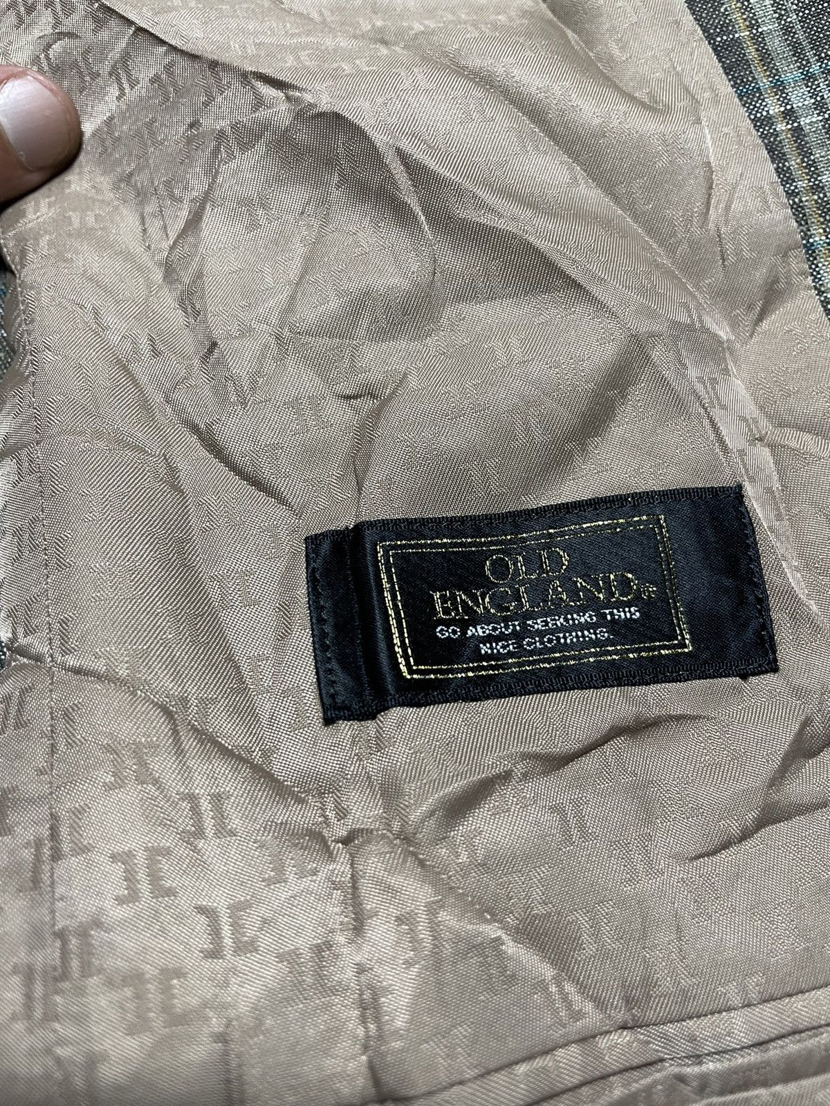 Lucky Brand Dormeuil England Vintage Blazer Size 42R - 8 Thumbnail