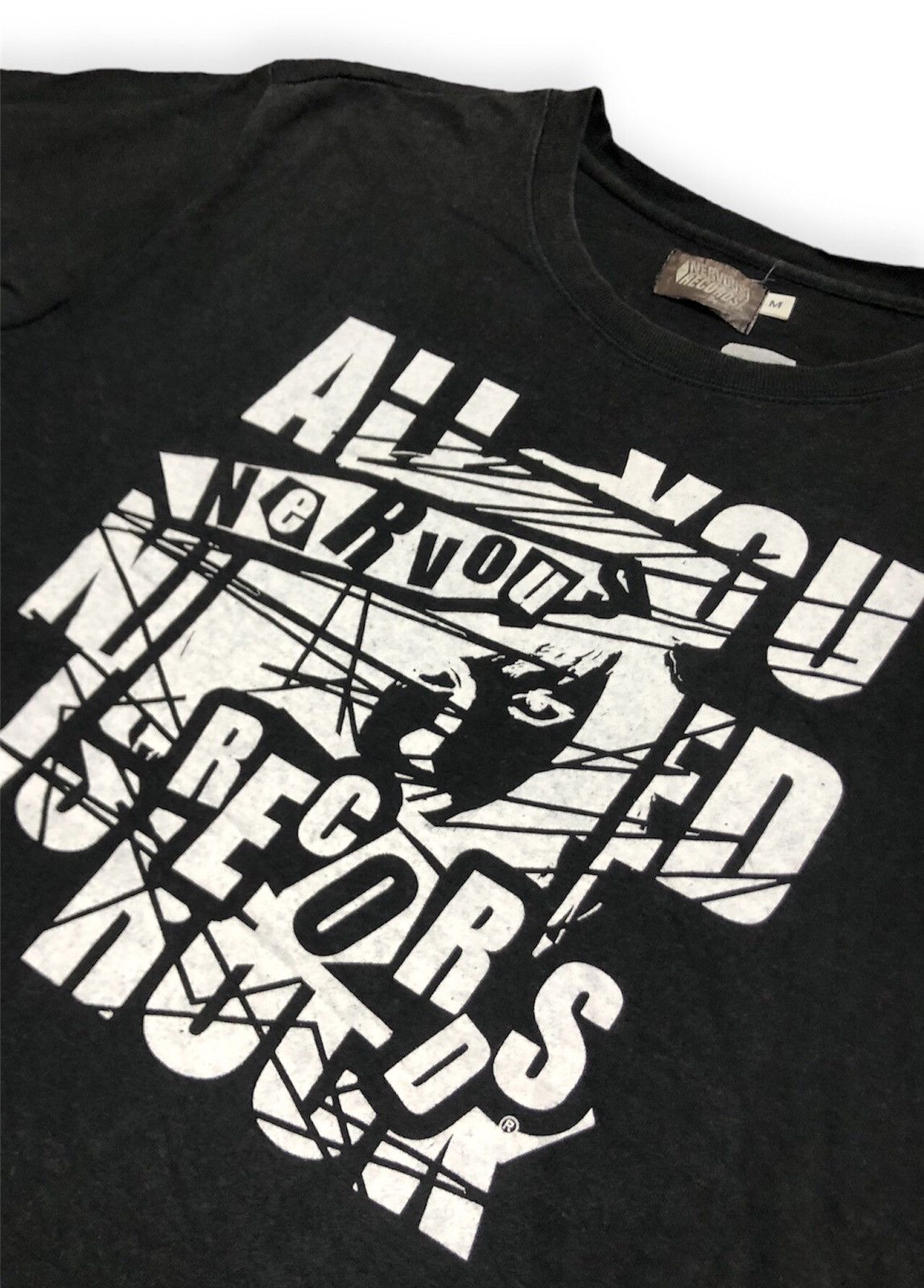Vintage Vintage Nervous Records (All you need is Rock) Tee Size US M / EU 48-50 / 2 - 3 Thumbnail