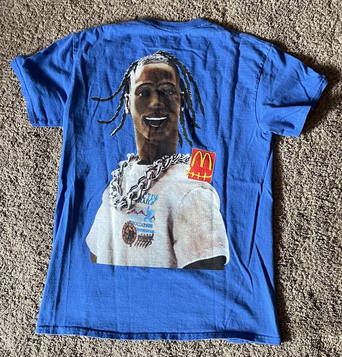 travis scott mcdonalds shirt stockx