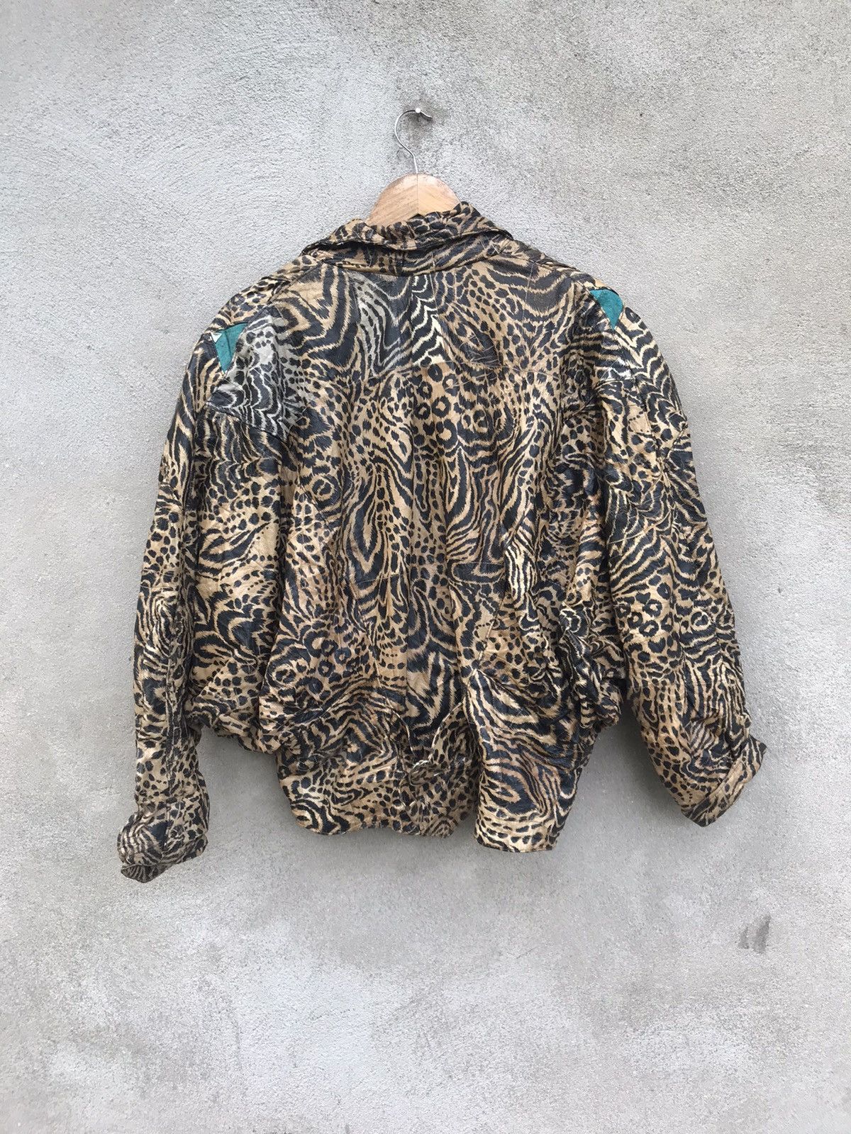 If Six Was Nine RARE PUNK STYLE LEOPARD PVC LEATHER JACKET SEDITONARIES Size US M / EU 48-50 / 2 - 5 Thumbnail
