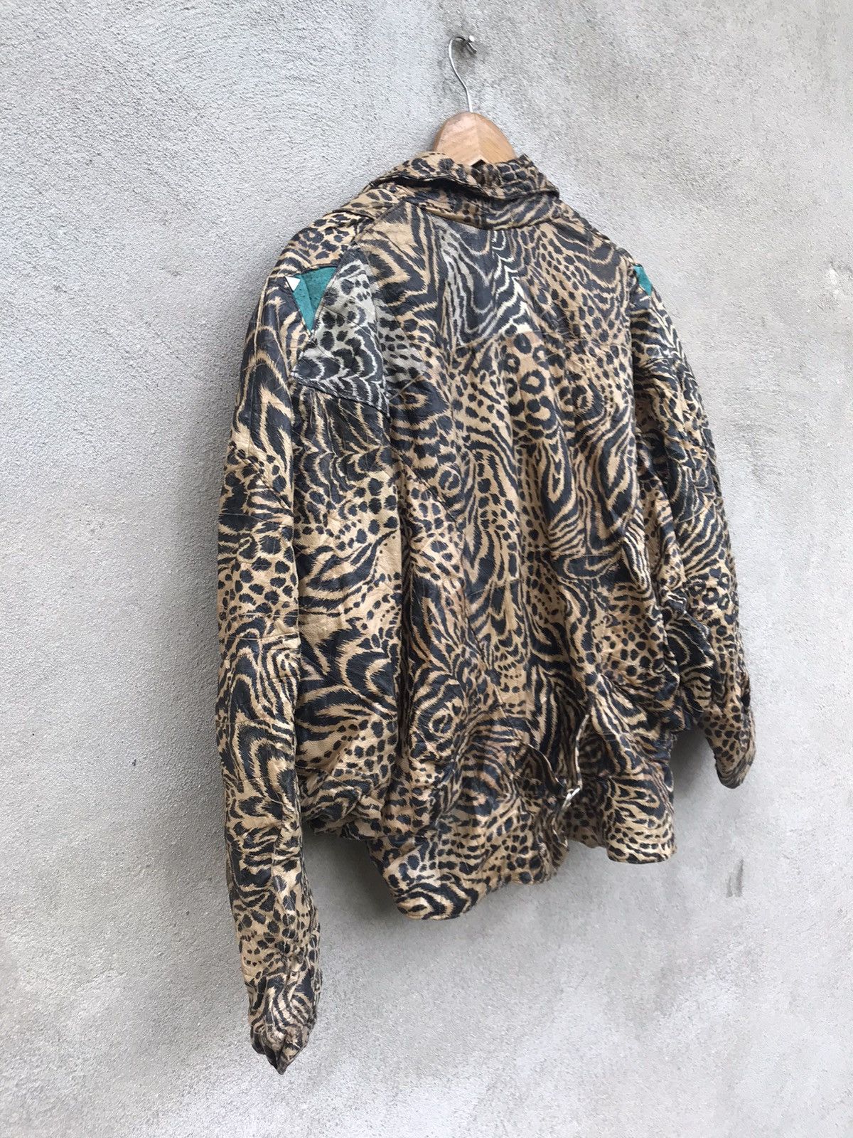 If Six Was Nine RARE PUNK STYLE LEOPARD PVC LEATHER JACKET SEDITONARIES Size US M / EU 48-50 / 2 - 7 Thumbnail
