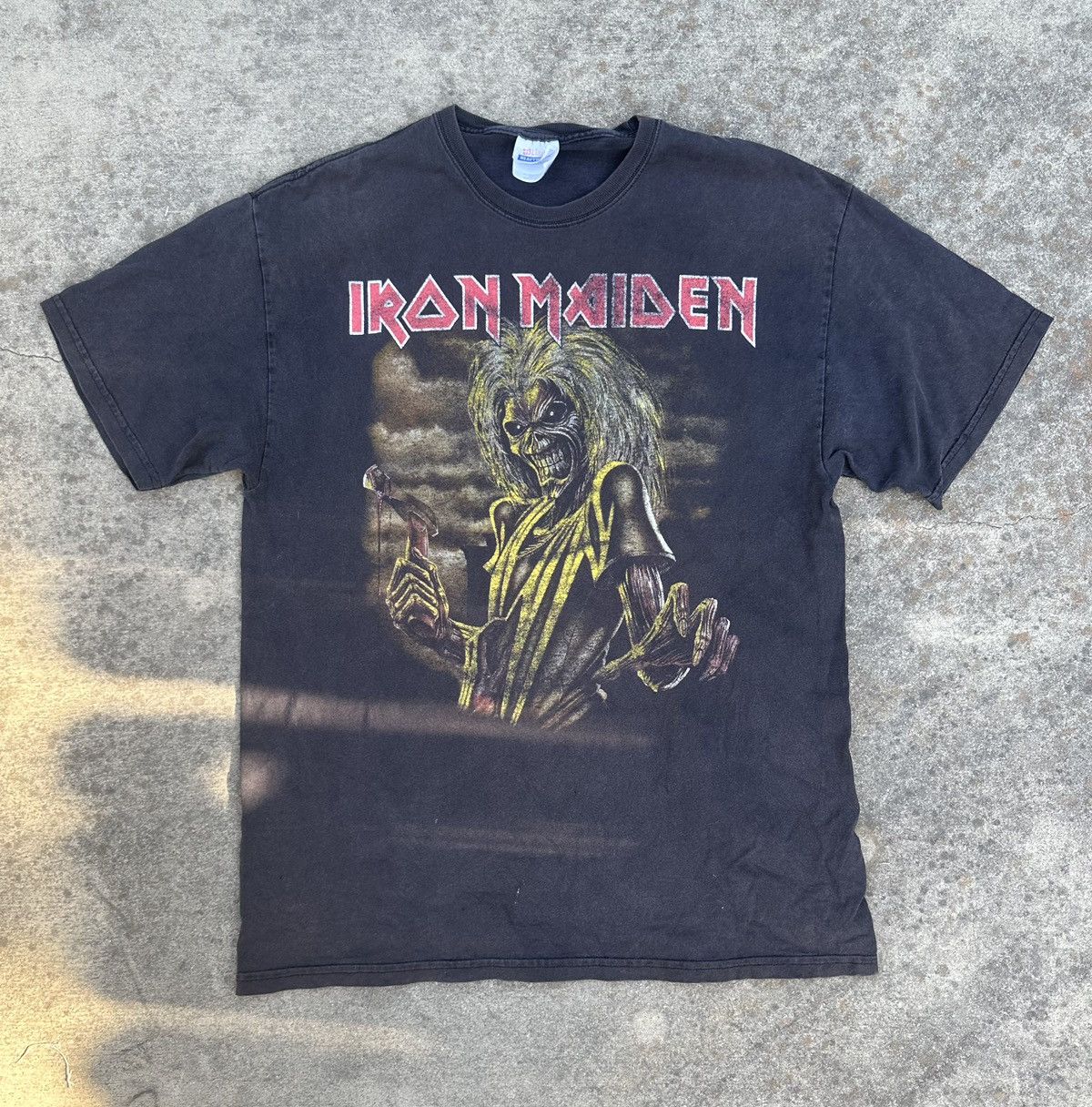 Vintage Vintage Iron Maiden Band Tee Shirt Large 90s Rock Concert | Grailed