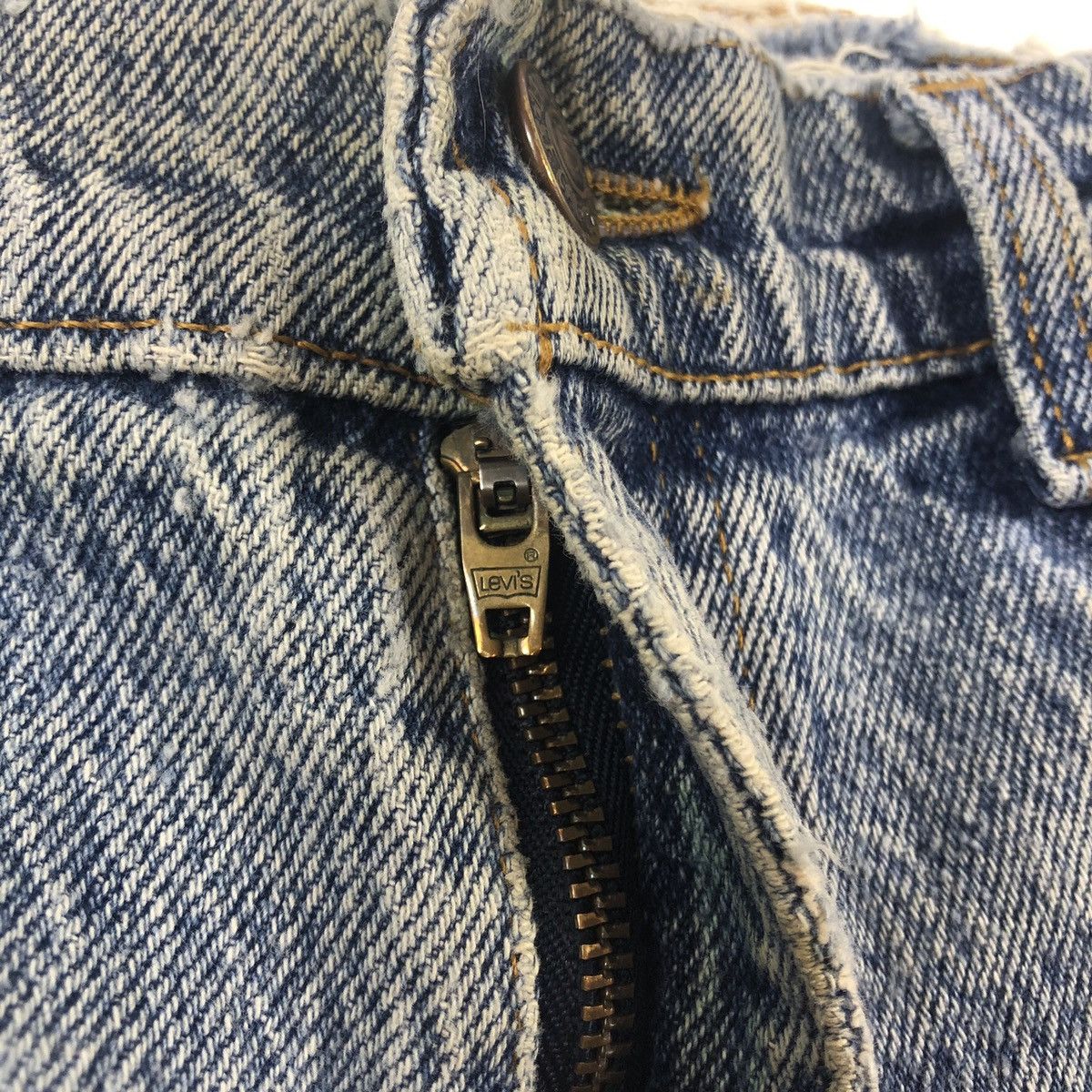 Levi's × Vintage Vintage 80s 90s Levi’s 506 XX Light Acid Wash Jean Shorts Size US 31 - 4 Thumbnail