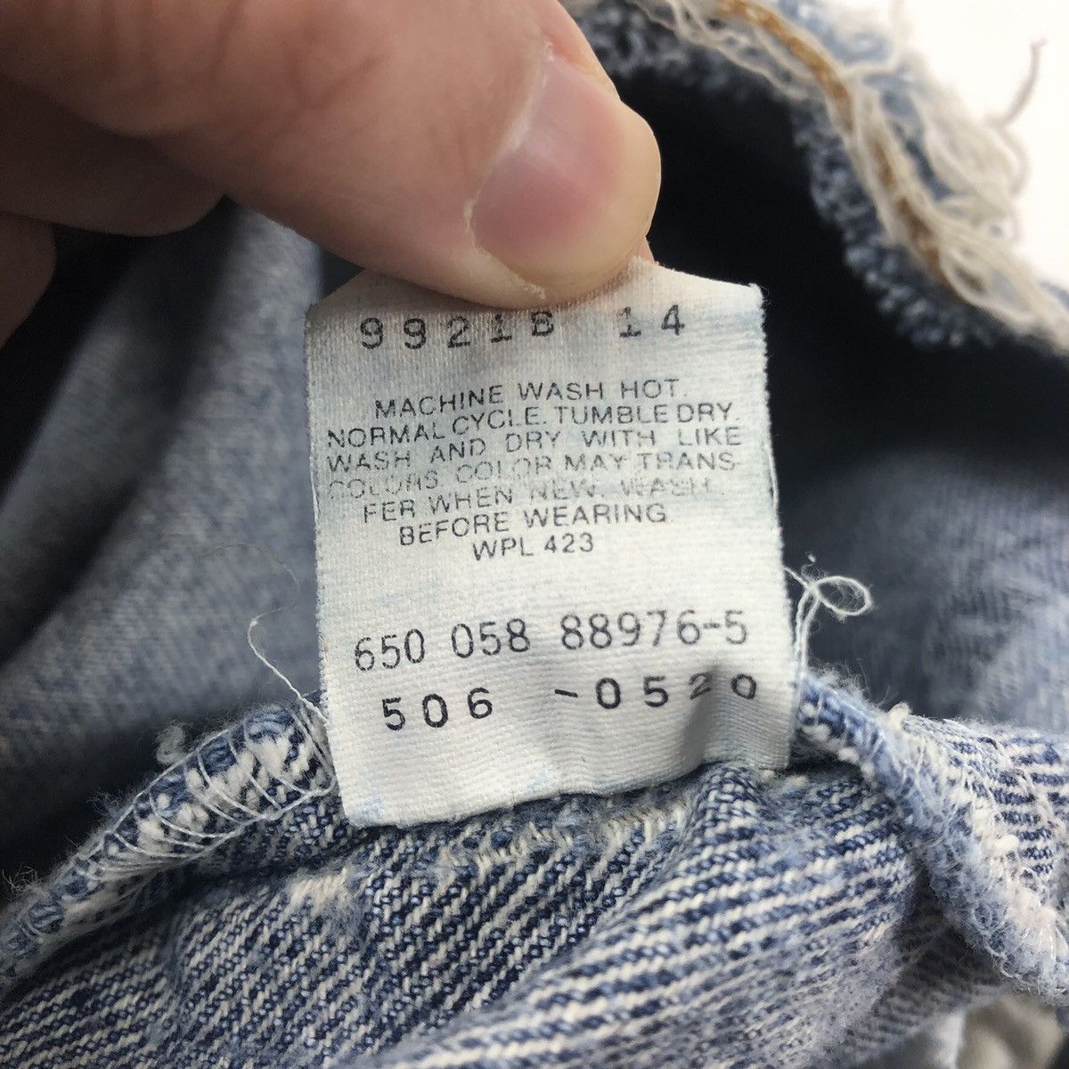 Levi's × Vintage Vintage 80s 90s Levi’s 506 XX Light Acid Wash Jean Shorts Size US 31 - 7 Thumbnail