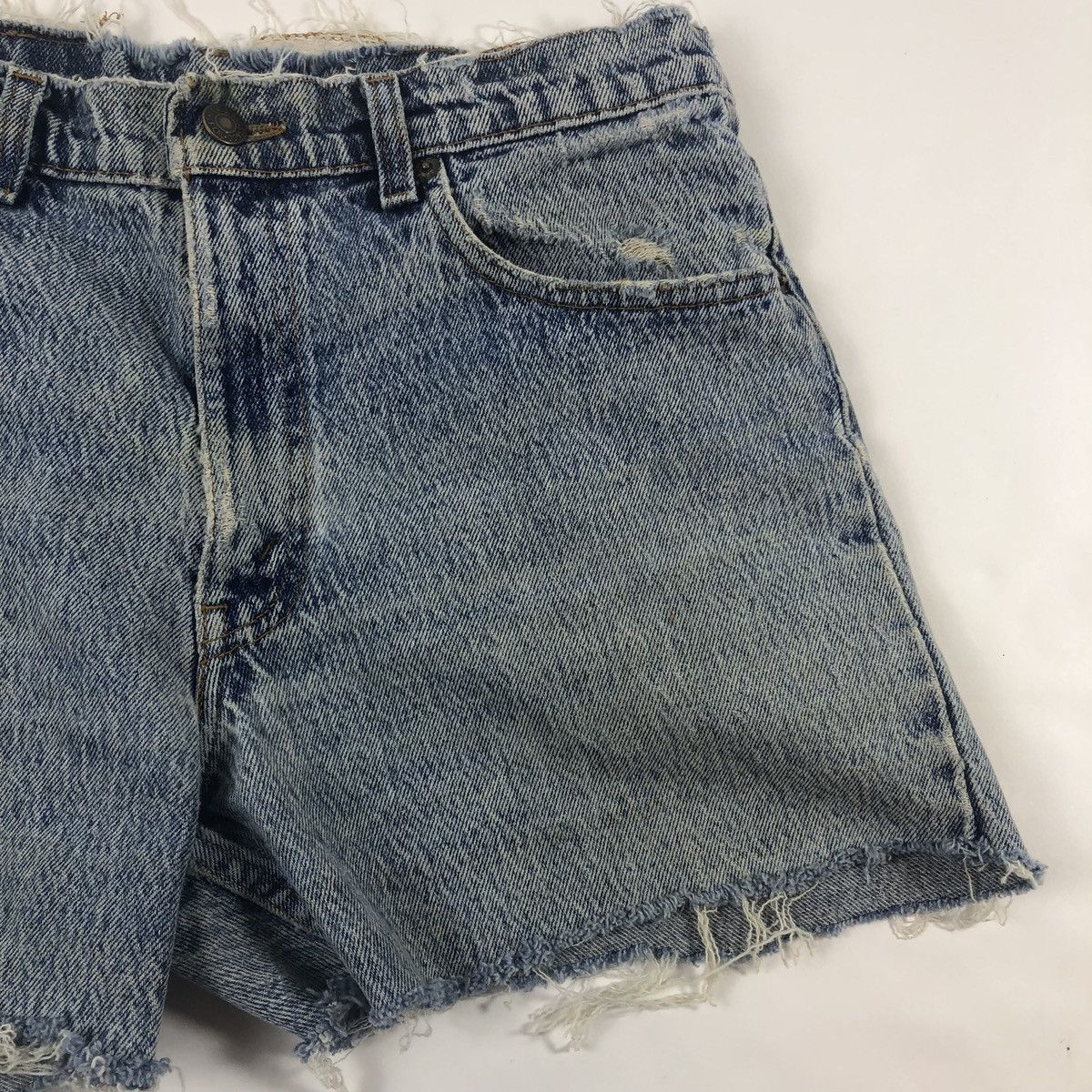 Levi's × Vintage Vintage 80s 90s Levi’s 506 XX Light Acid Wash Jean Shorts Size US 31 - 3 Thumbnail