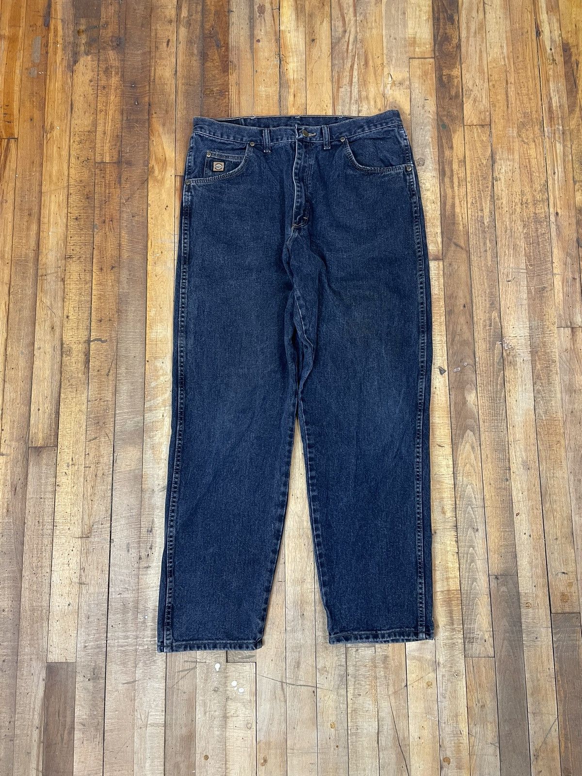 Vintage VTG 1990’s Wrangler Baggy Dark Wash Denim Jeans | Grailed