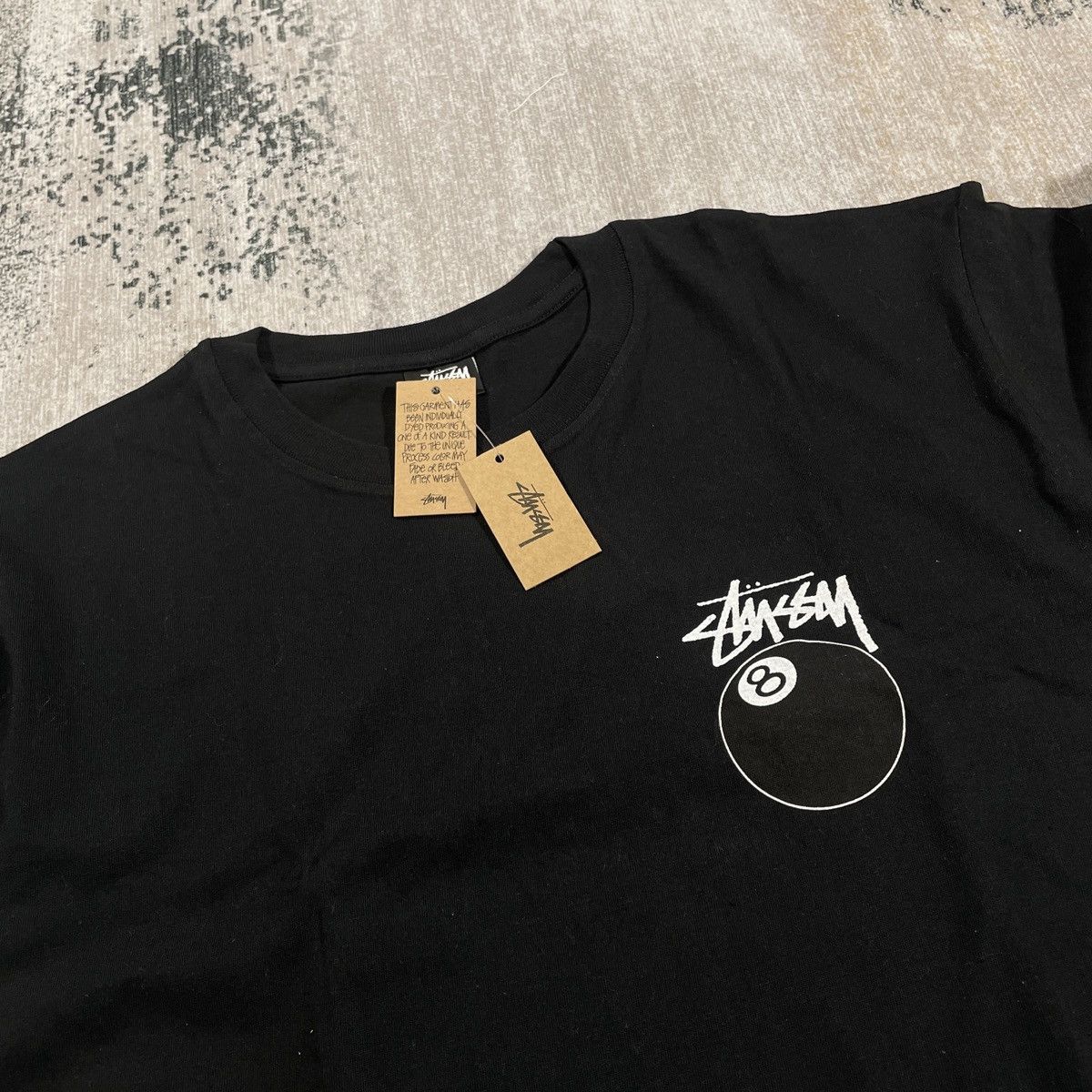 Stussy STUSSY 8-BALL PIG DYED TEE // LARGE Size US L / EU 52-54 / 3 - 3 Thumbnail