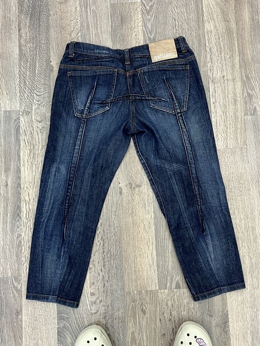 Galliano Vintage Woman’s John Galliano Cropped Denim Jeans Grailed