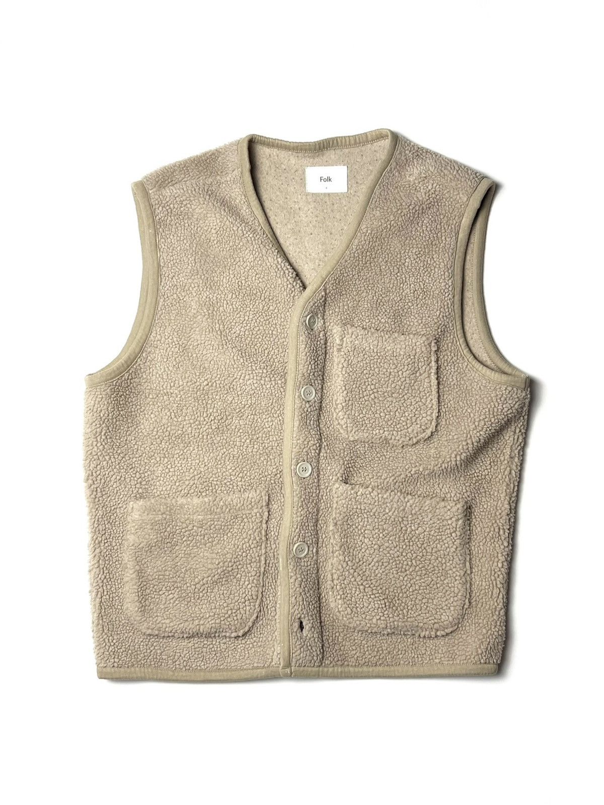 Folk Folk Fleece Japanese Scandinavia Y2K Vest Size US L / EU 52-54 / 3 - 1 Thumbnail