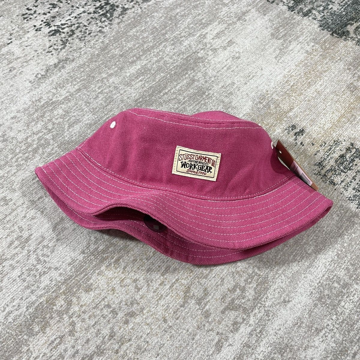 Stussy STUSSY CANVAS BUCKET HAT " WORKGEAR " Size ONE SIZE - 2 Thumbnail