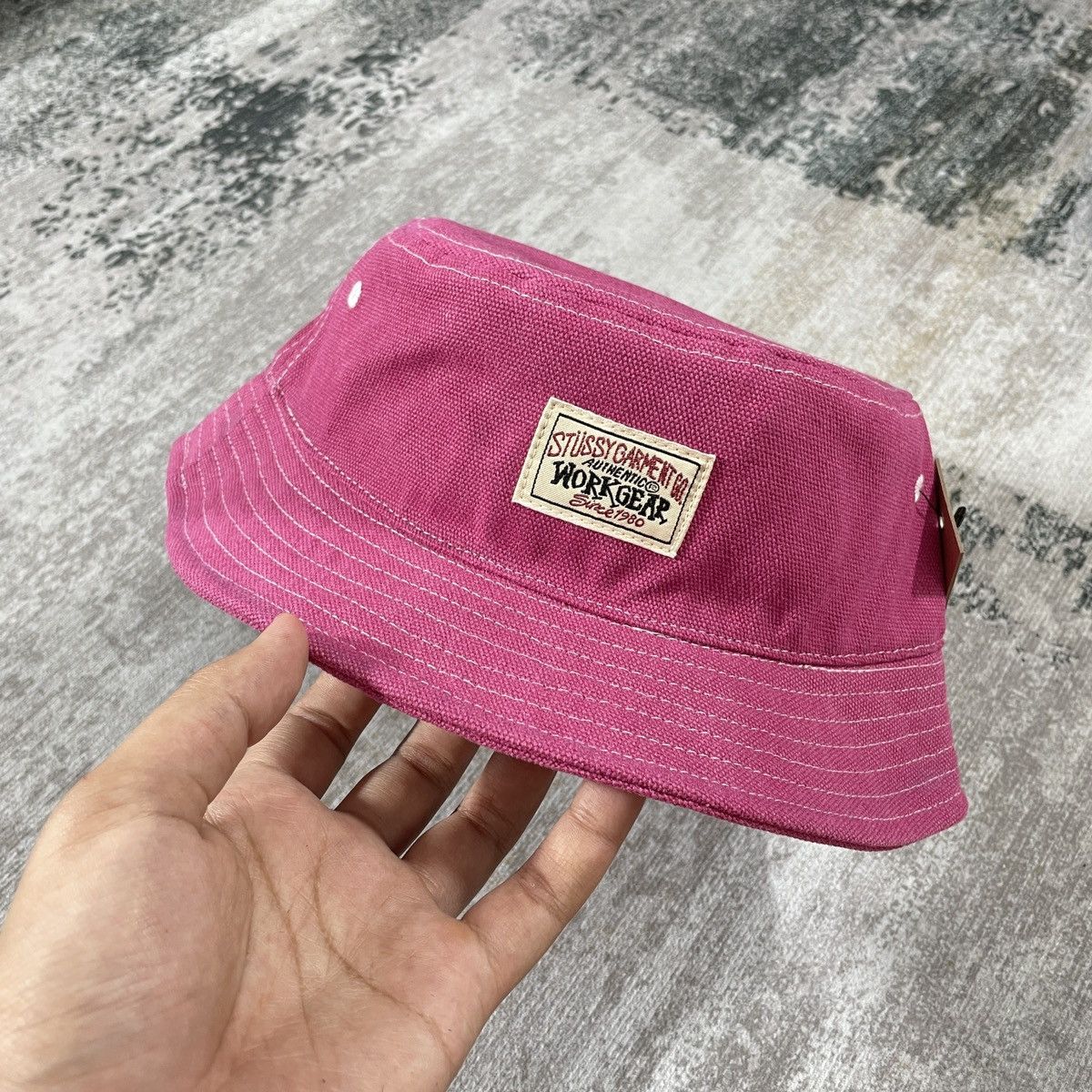 Stussy STUSSY CANVAS BUCKET HAT " WORKGEAR " Size ONE SIZE - 1 Thumbnail