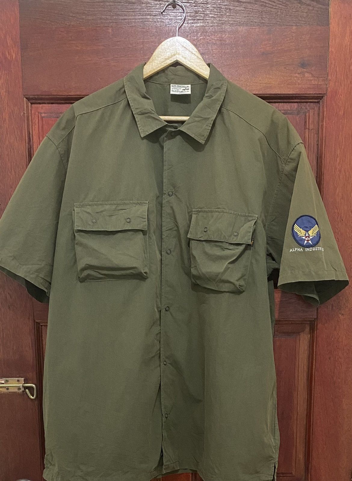 Alpha Industries Air Force Oversized Shirt Button Up