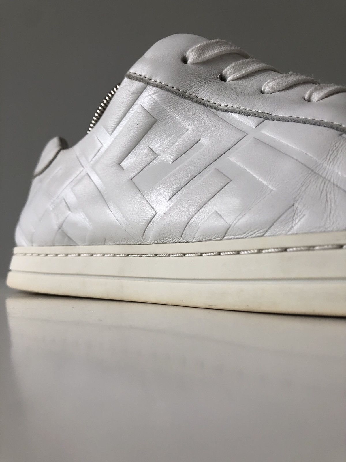 Fendi Fendi leather monogram sneakers Size US 7.5 / EU 40-41 - 12 Thumbnail