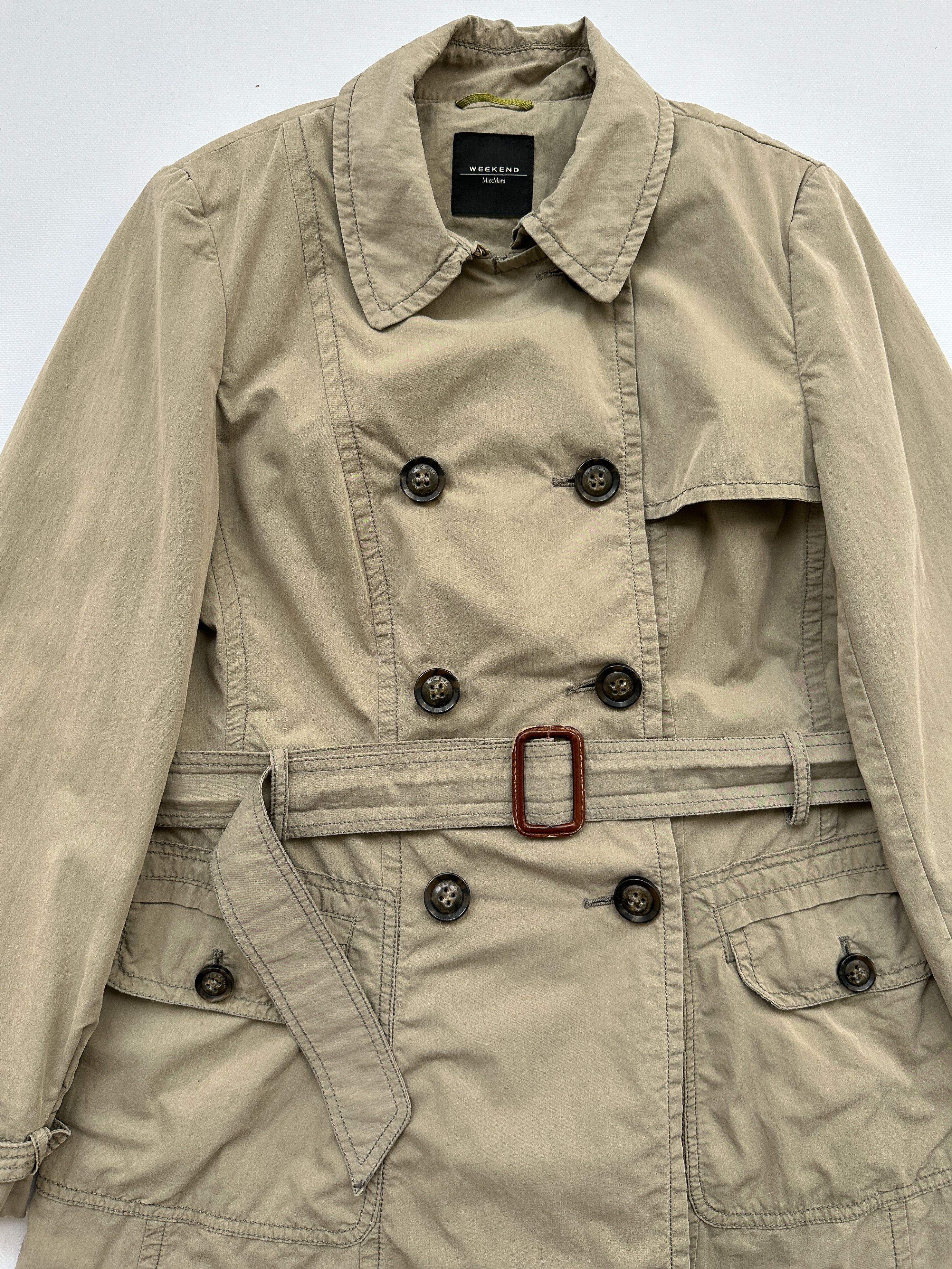 Max Mara Weekend Max Mara Trench Coat Jacket Size XL / US 12-14 / IT 48-50 - 3 Thumbnail