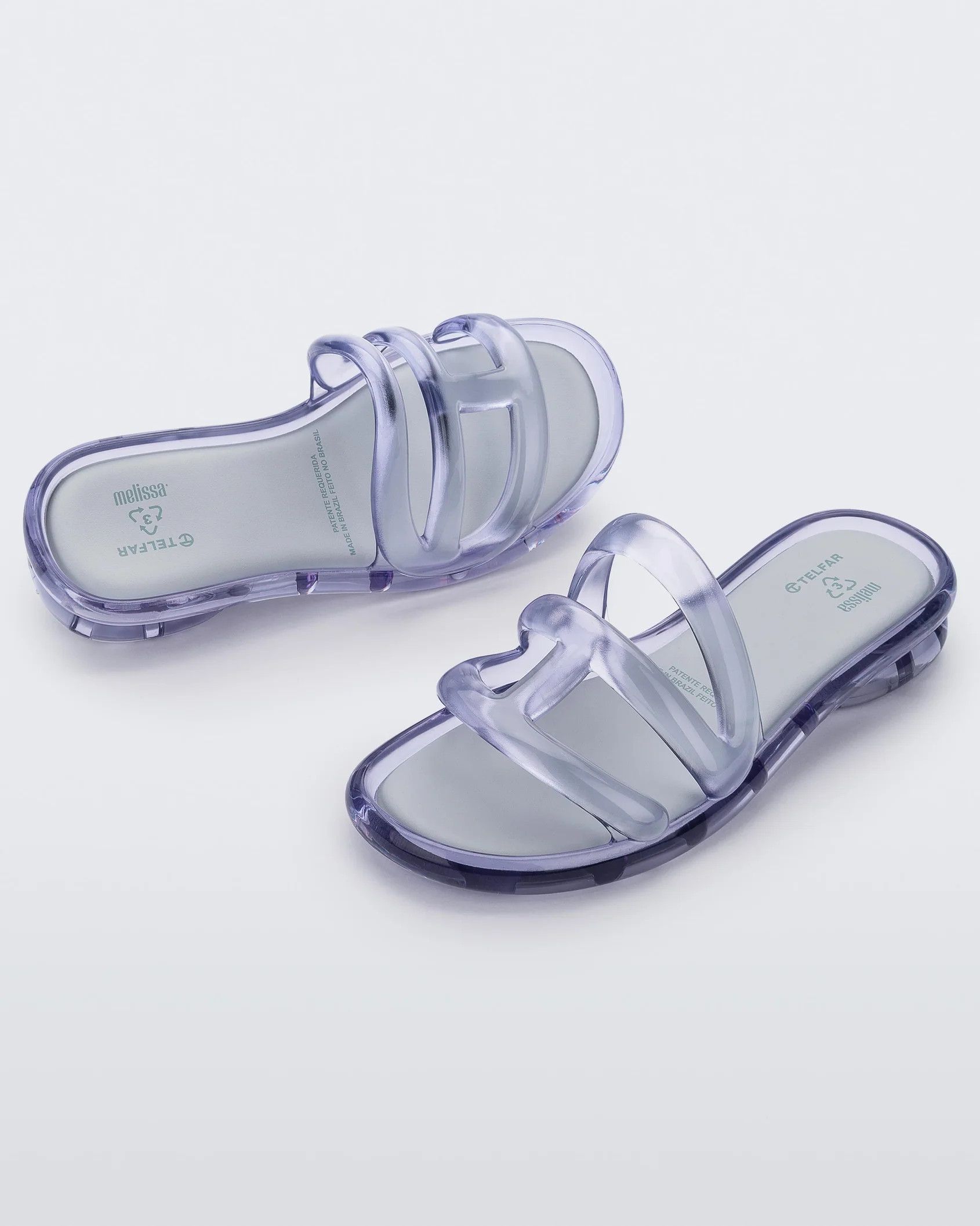 Melissa Melissa x Telfar Jelly Slide - Clear (Women's Sizing) Size US 9 / IT 39 - 2 Thumbnail