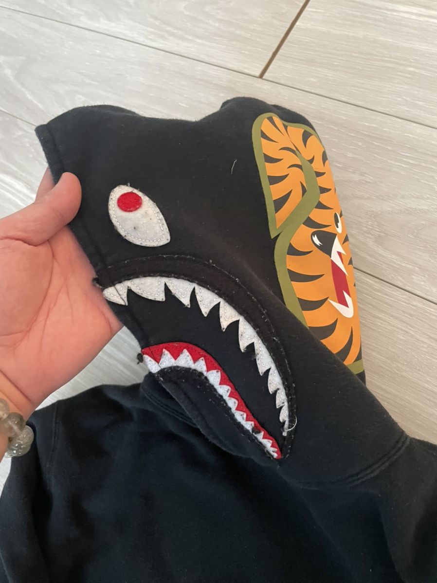 Bape Shark Pullover Hoodie Size S / US 4 / IT 40 - 2 Thumbnail