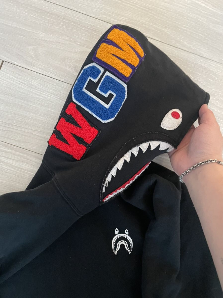 Bape Shark Pullover Hoodie Size S / US 4 / IT 40 - 3 Thumbnail
