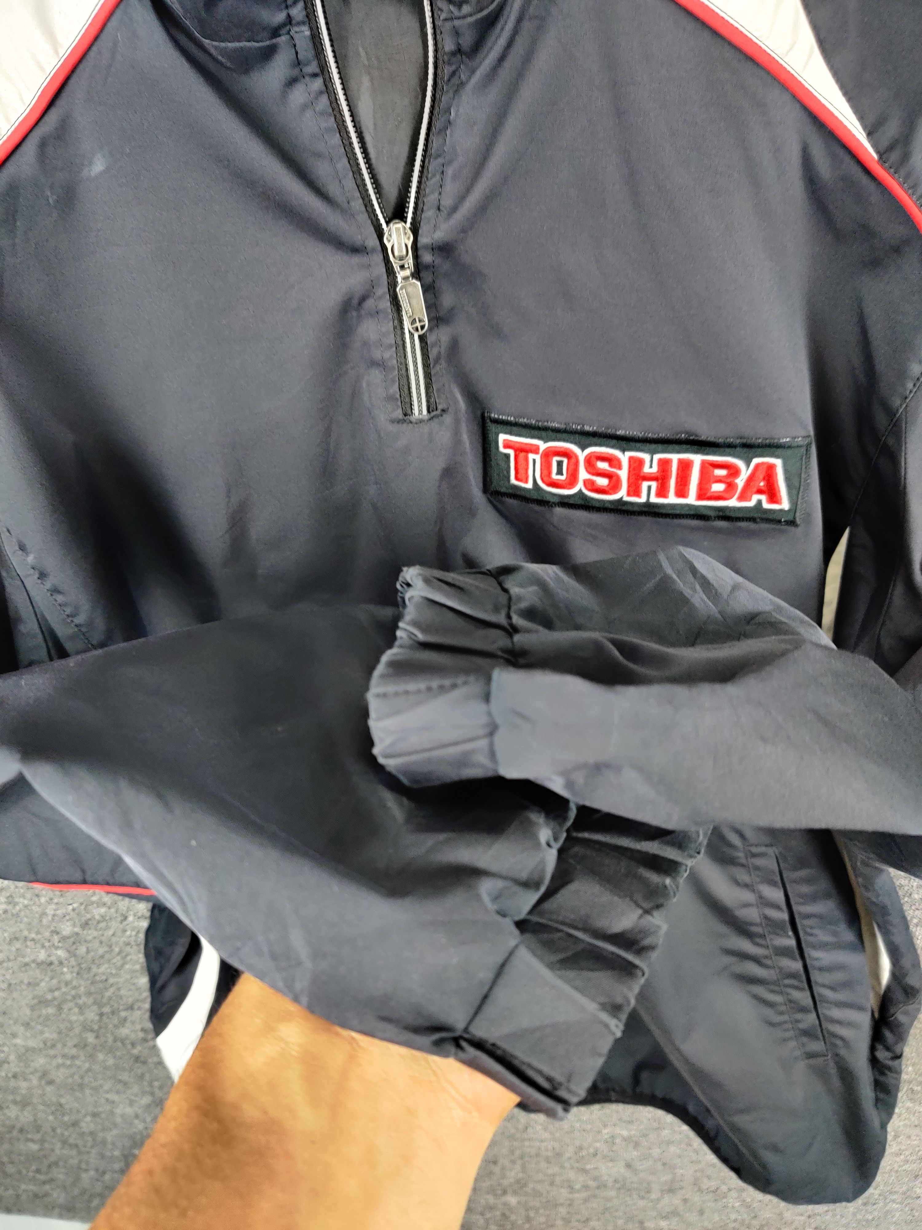 Descente Vintage Descente x Toshiba Zipper Light Jacket Size US XL / EU 56 / 4 - 9 Thumbnail