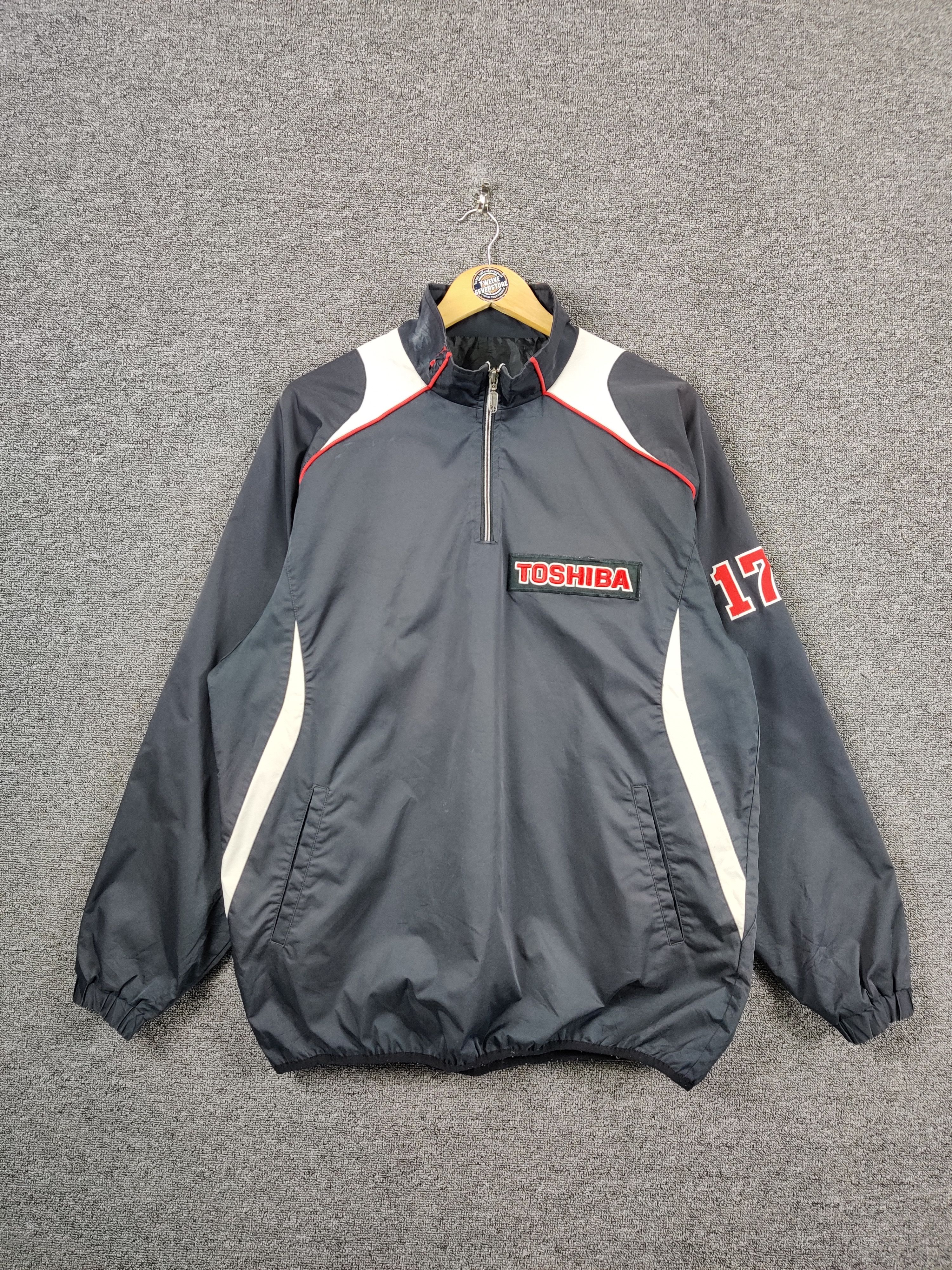 Descente Vintage Descente x Toshiba Zipper Light Jacket Size US XL / EU 56 / 4 - 1 Thumbnail