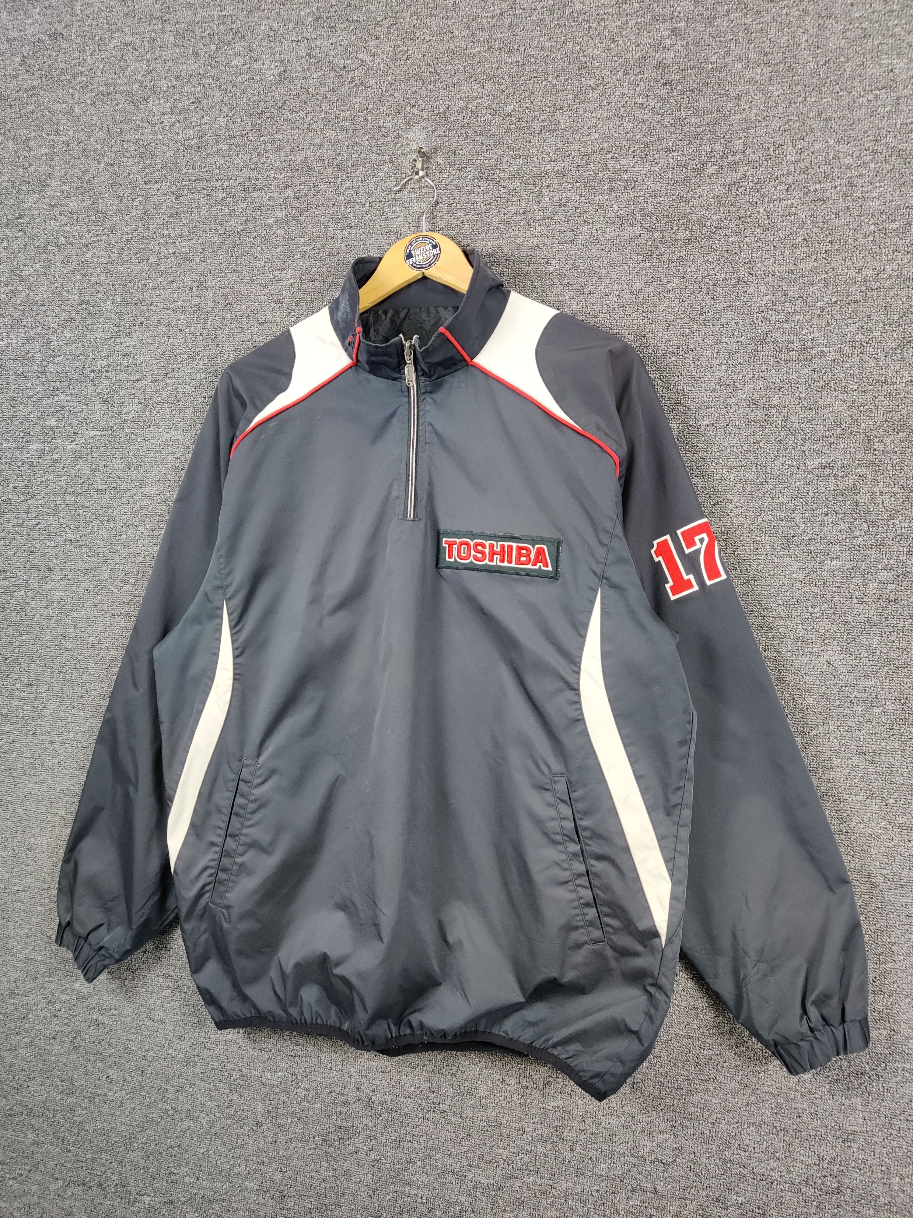 Descente Vintage Descente x Toshiba Zipper Light Jacket Size US XL / EU 56 / 4 - 2 Thumbnail