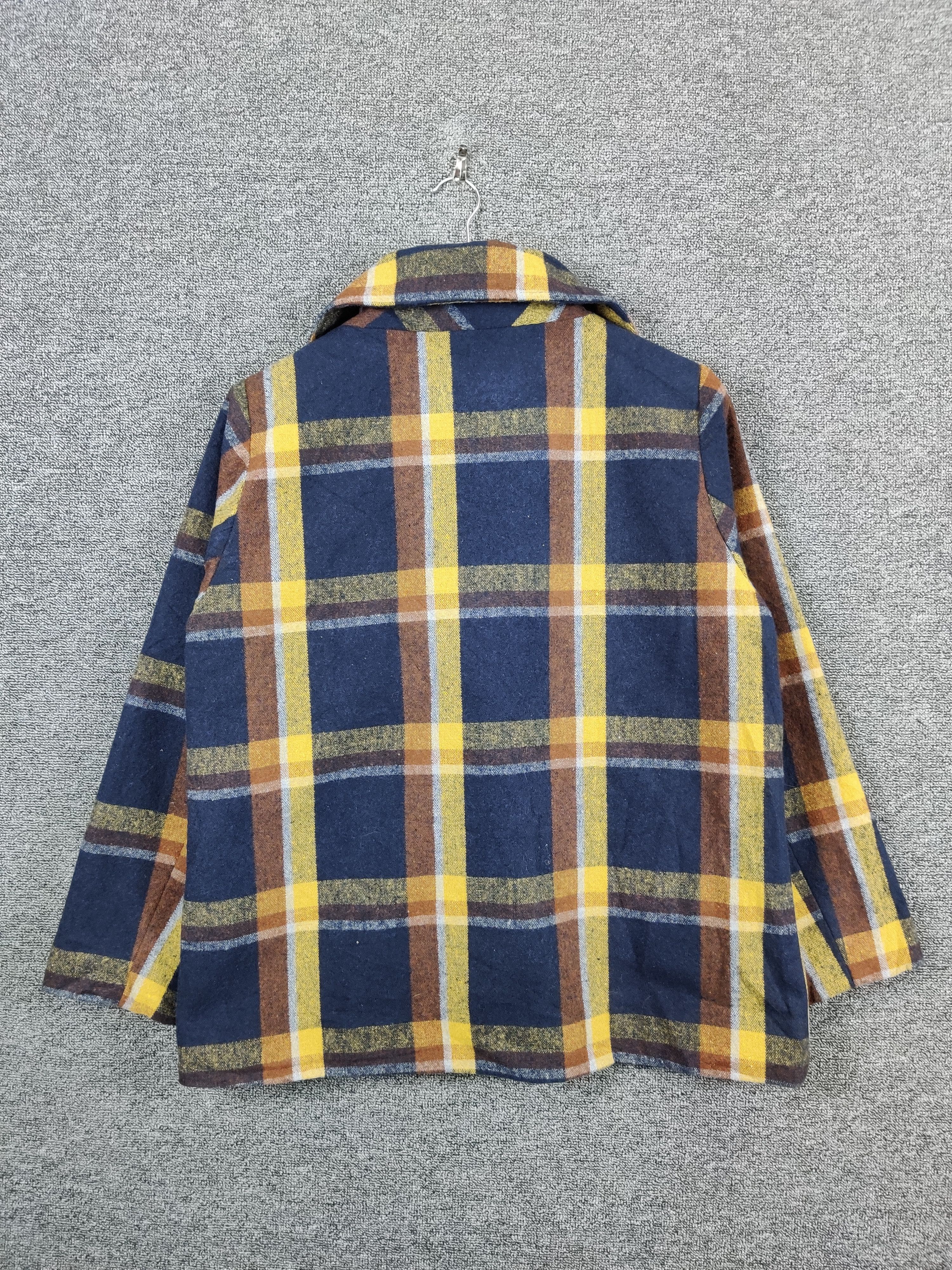 Japanese Brand Vintage As Know As Shadow Plaid Checkered Blazer Coat Size US M / EU 48-50 / 2 - 7 Thumbnail