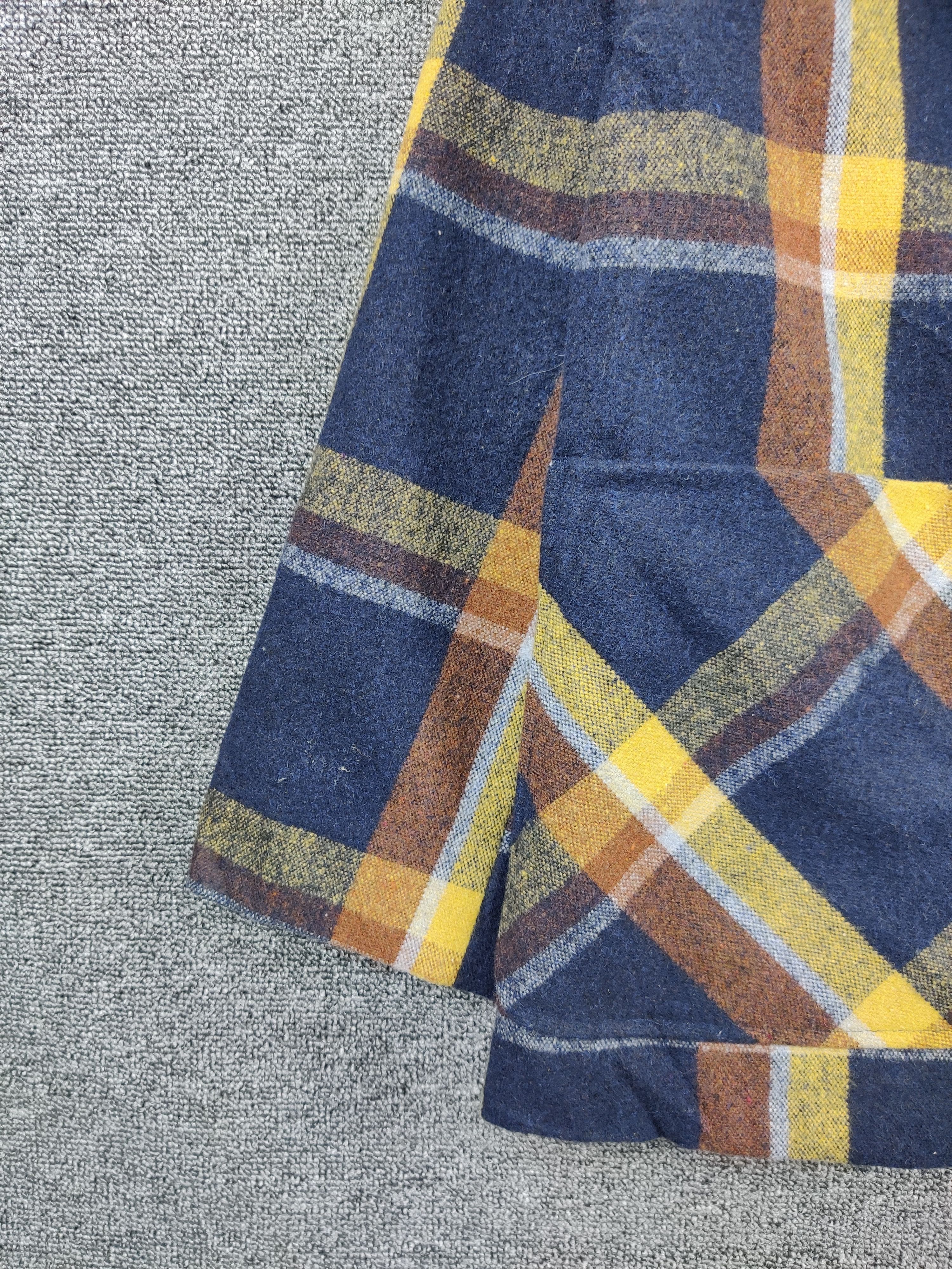 Japanese Brand Vintage As Know As Shadow Plaid Checkered Blazer Coat Size US M / EU 48-50 / 2 - 4 Thumbnail