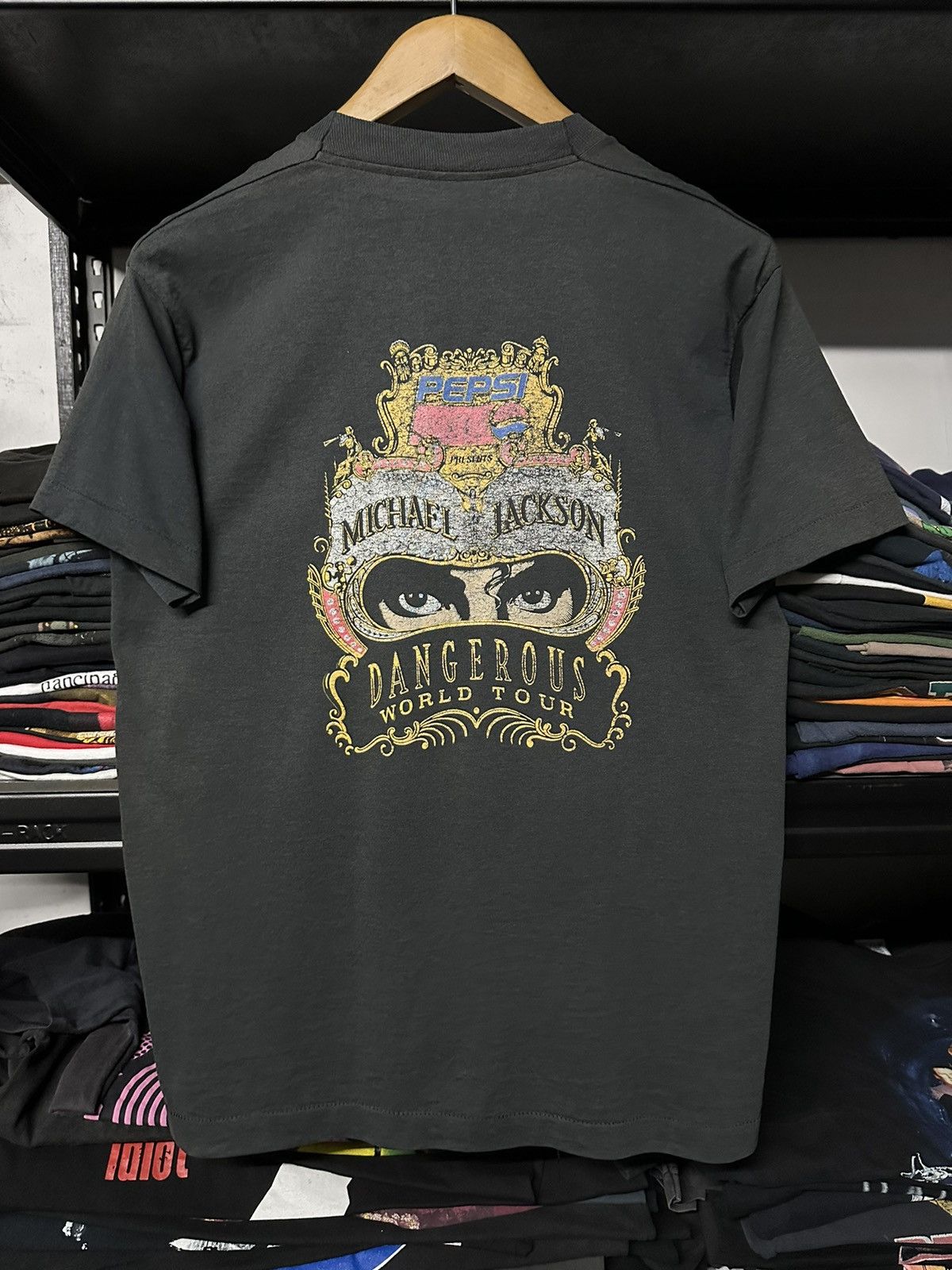 マイケル ジャクソン Tシャツ Lサイズ DANGER TOURS 90s