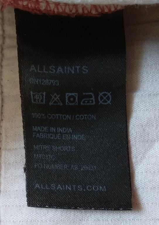Allsaints AllSaints Mitre Cotton Shorts size W30 Size US 30 / EU 46 - 6 Thumbnail
